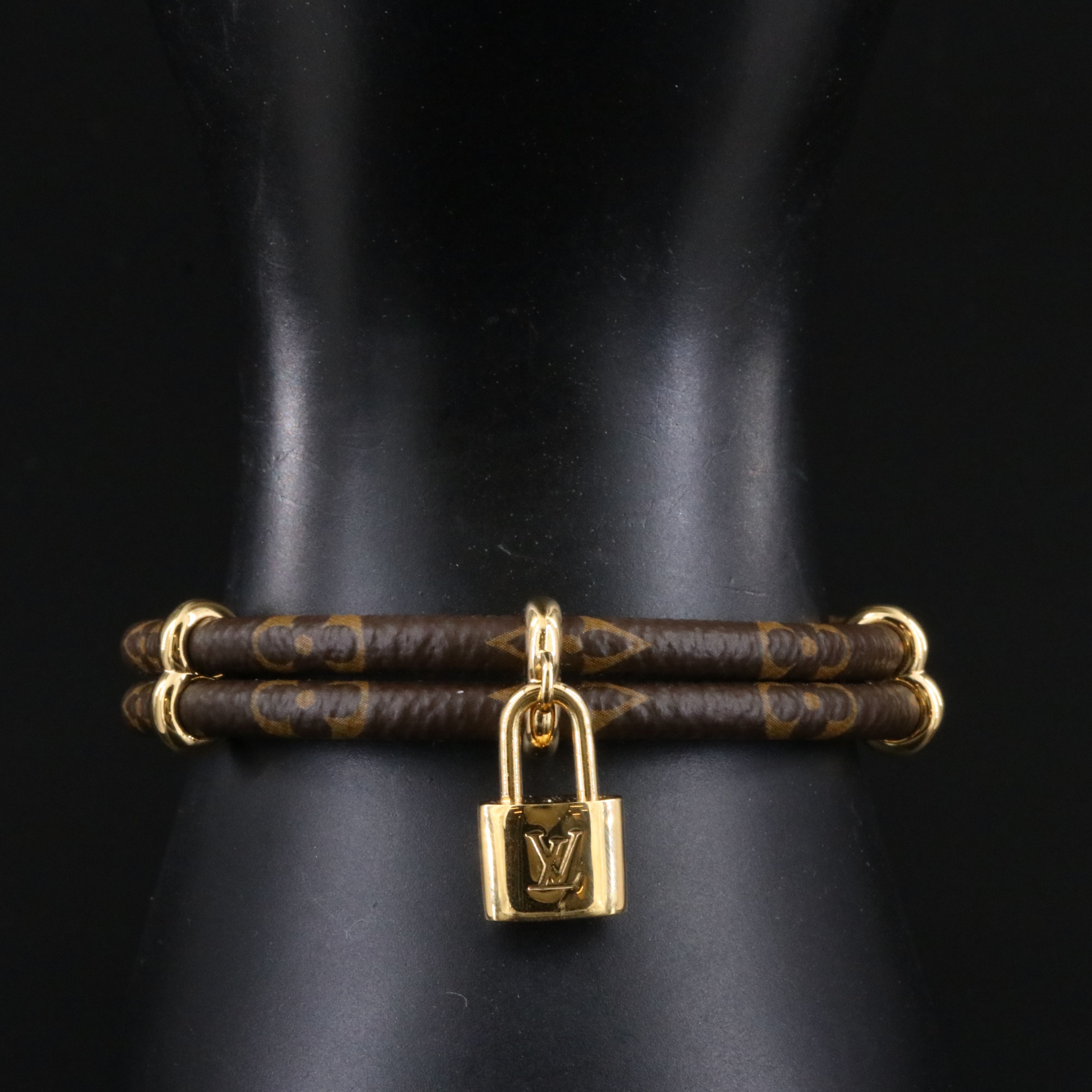 Louis Vuitton Keep It Twice Bracelet in Monogram Canvas