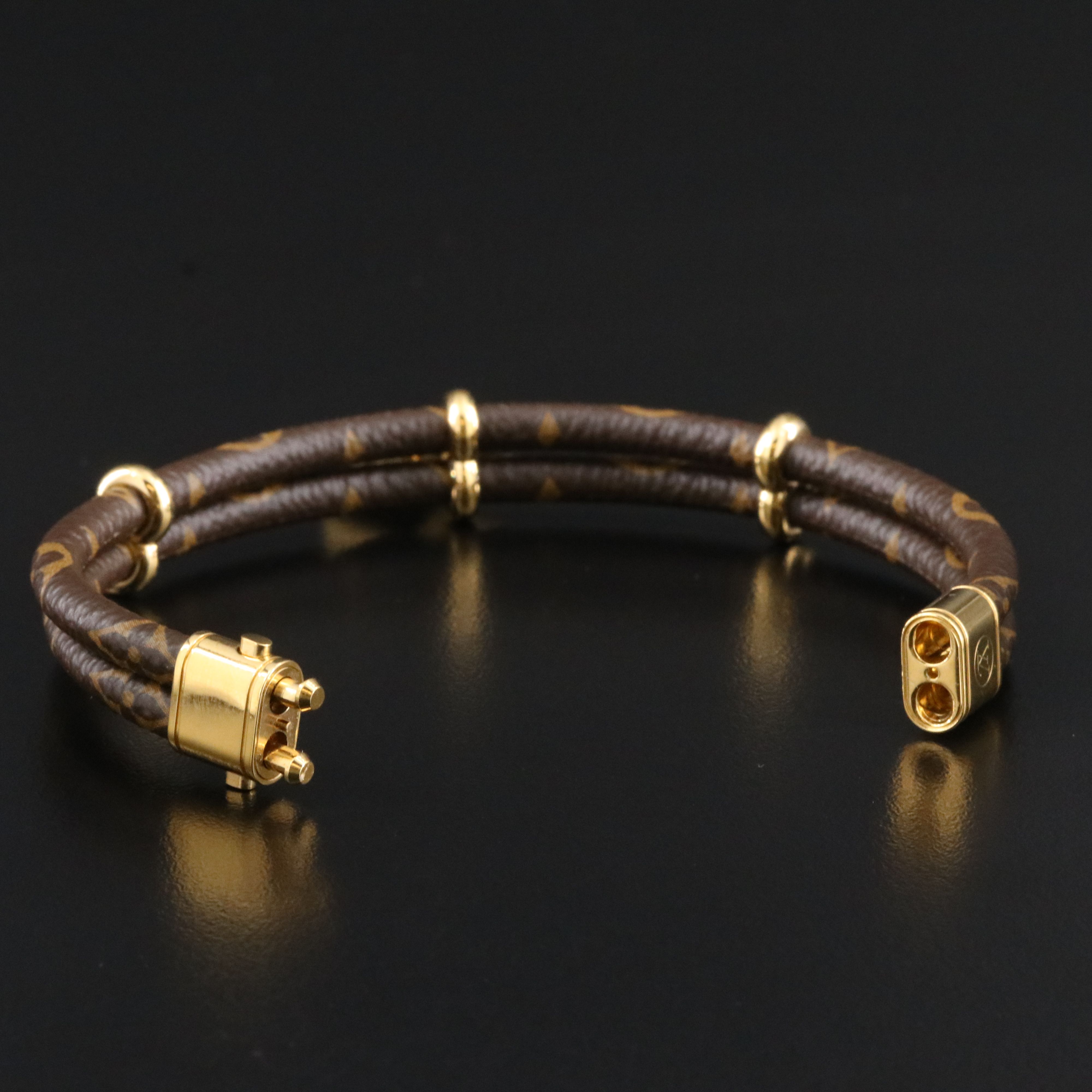 Louis Vuitton Keep It Twice Bracelet in Monogram Canvas