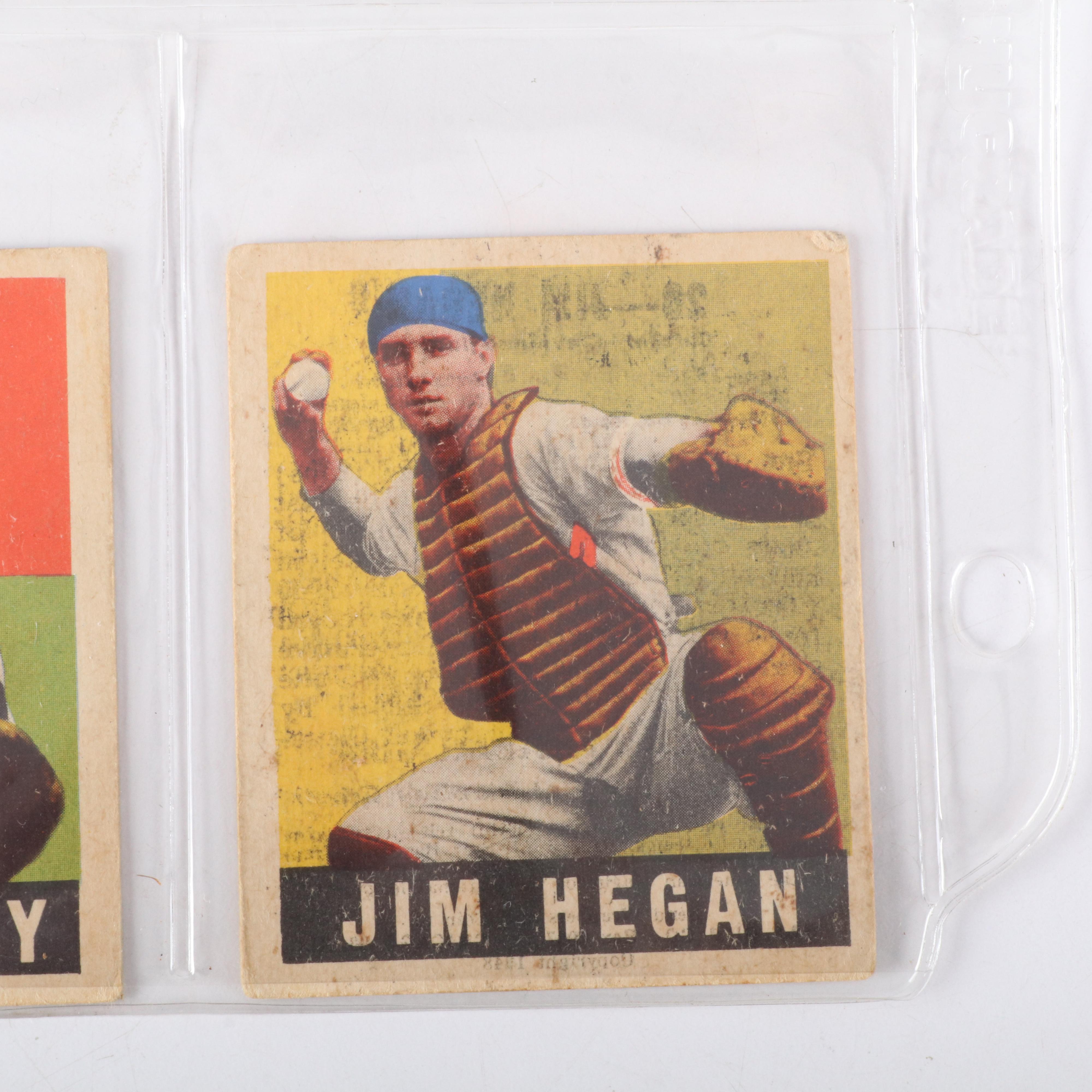 1948 Leaf Baseball Cards Featuring Ralph Kiner, Phil Rizzuto, and More