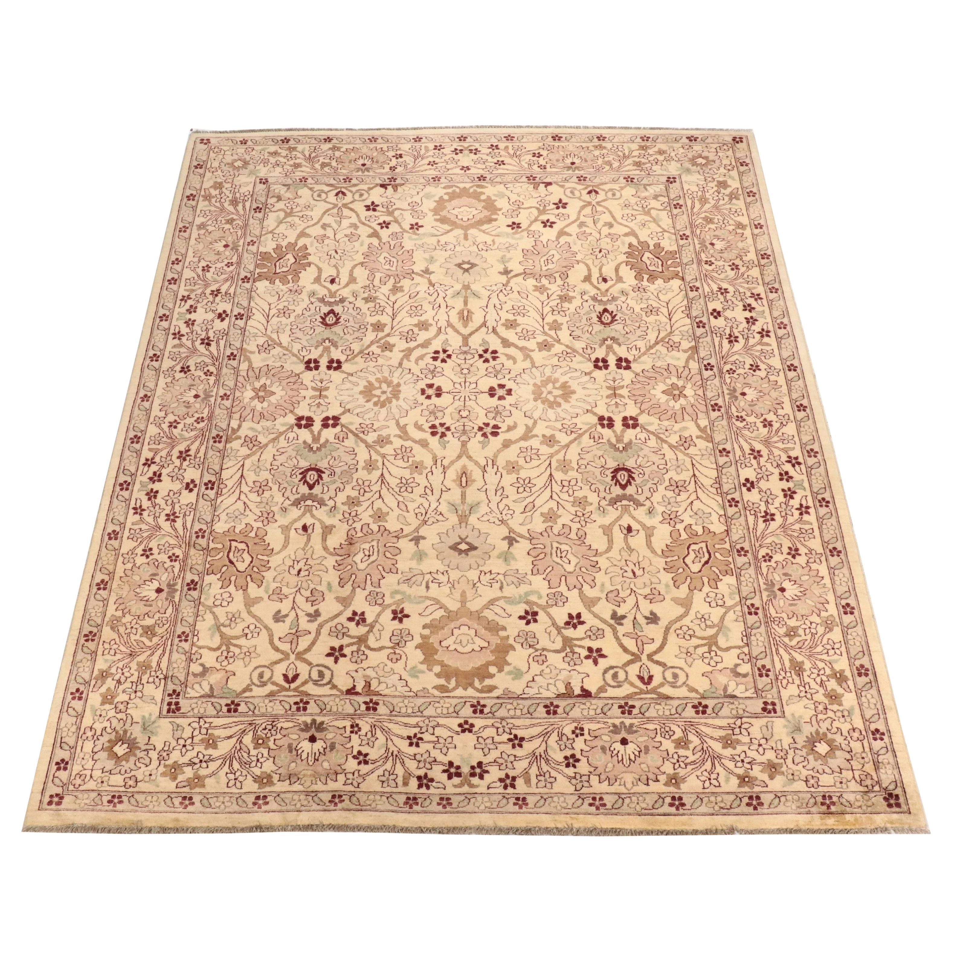8'11 x 11'9 Hand-Knotted Pakistani Peshawar Area Rug