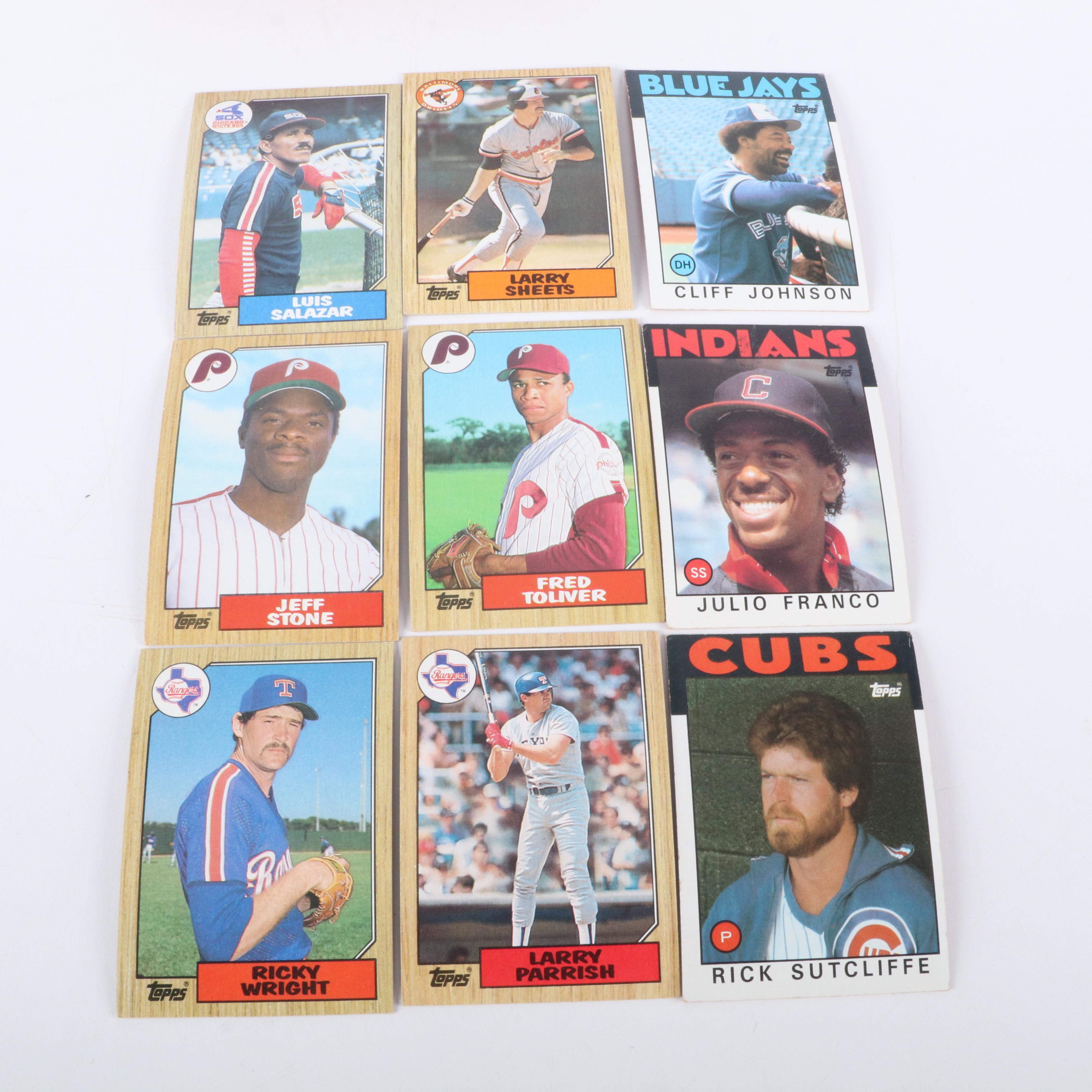 Topps Baseball Cards Featuring Nolan Ryan, Hank Aaron, and More, 1960s-1980s
