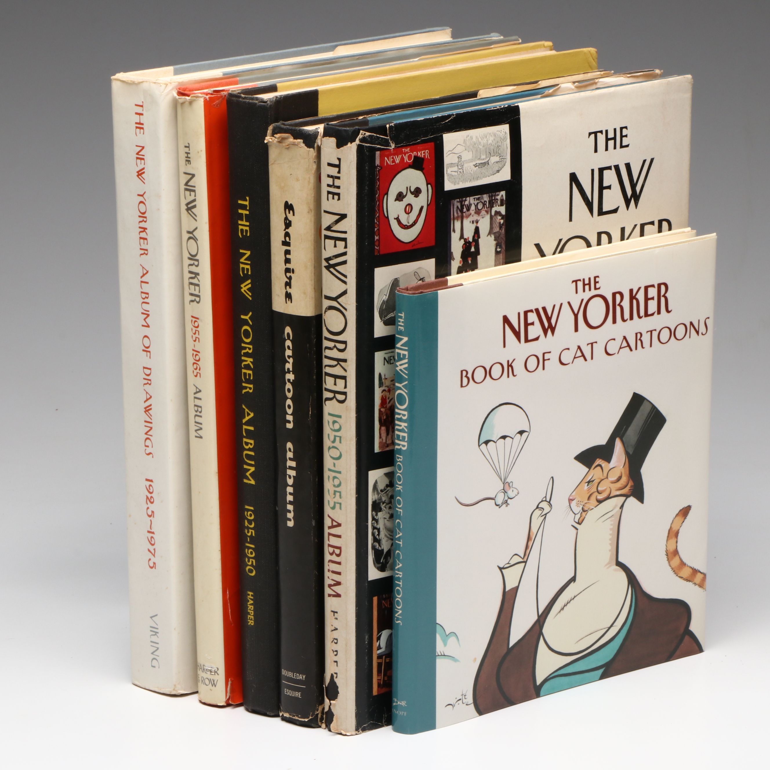 "The Esquire Cartoon Album" with The New Yorker Cartoon Compilation Books