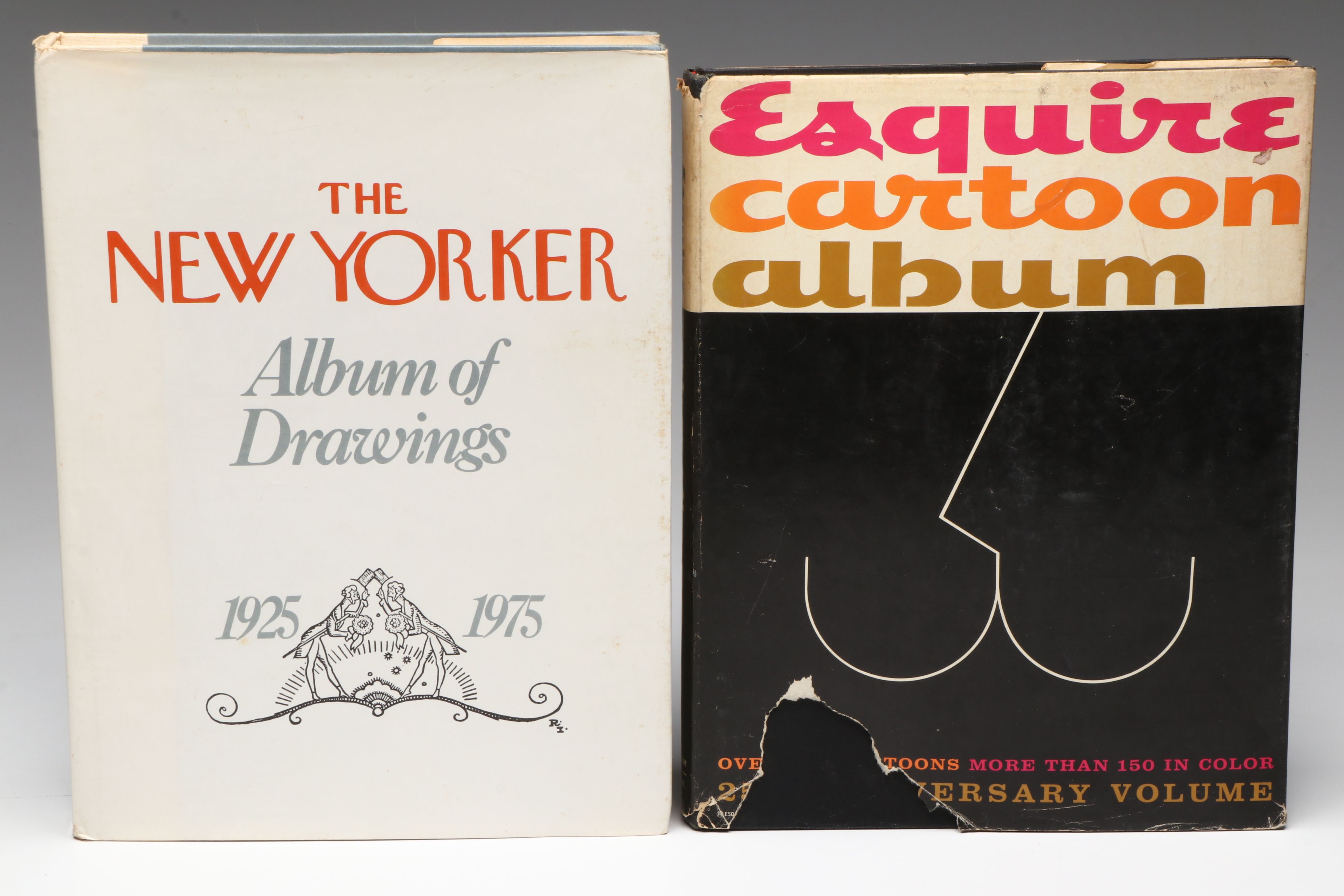 "The Esquire Cartoon Album" with The New Yorker Cartoon Compilation Books