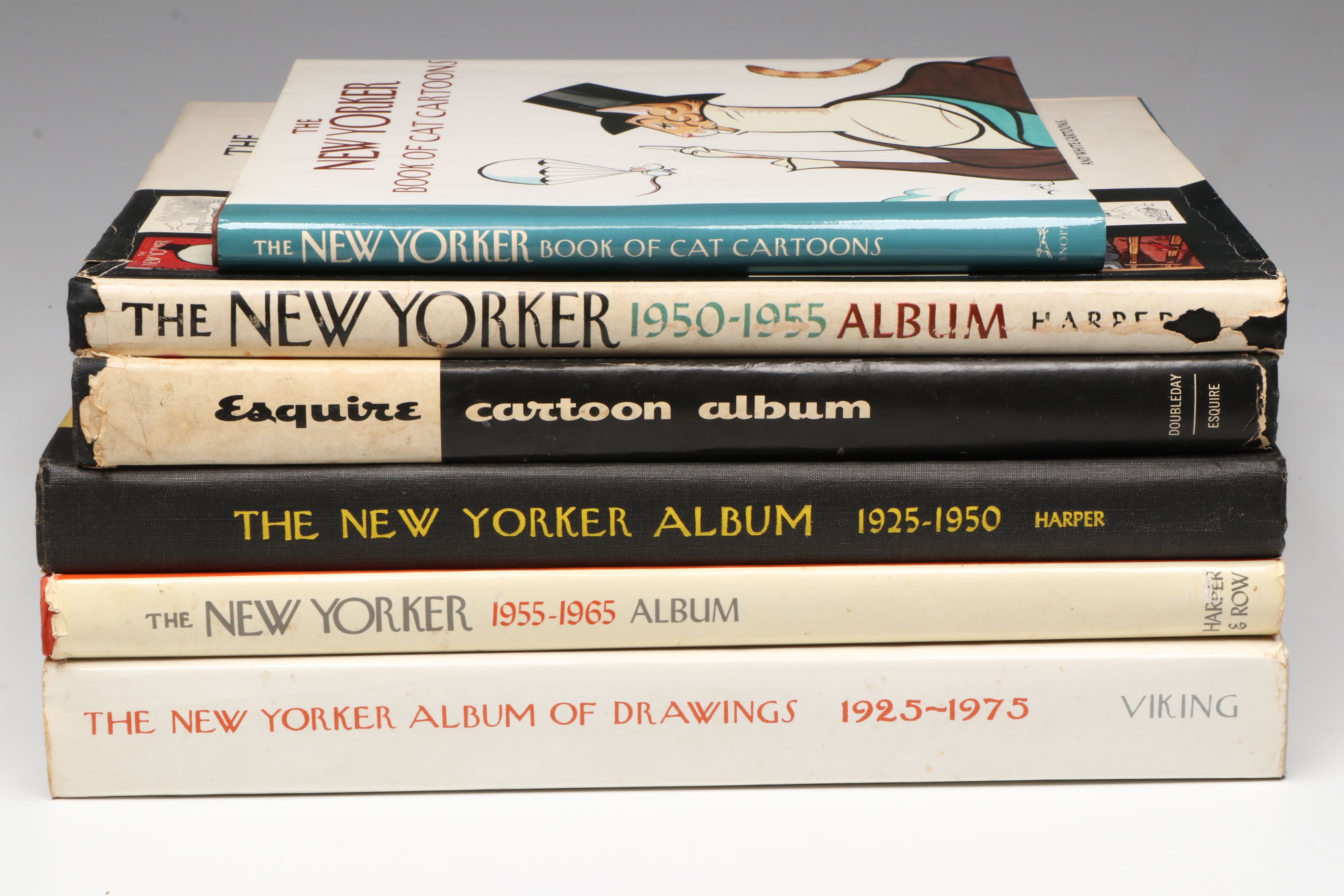 "The Esquire Cartoon Album" with The New Yorker Cartoon Compilation Books