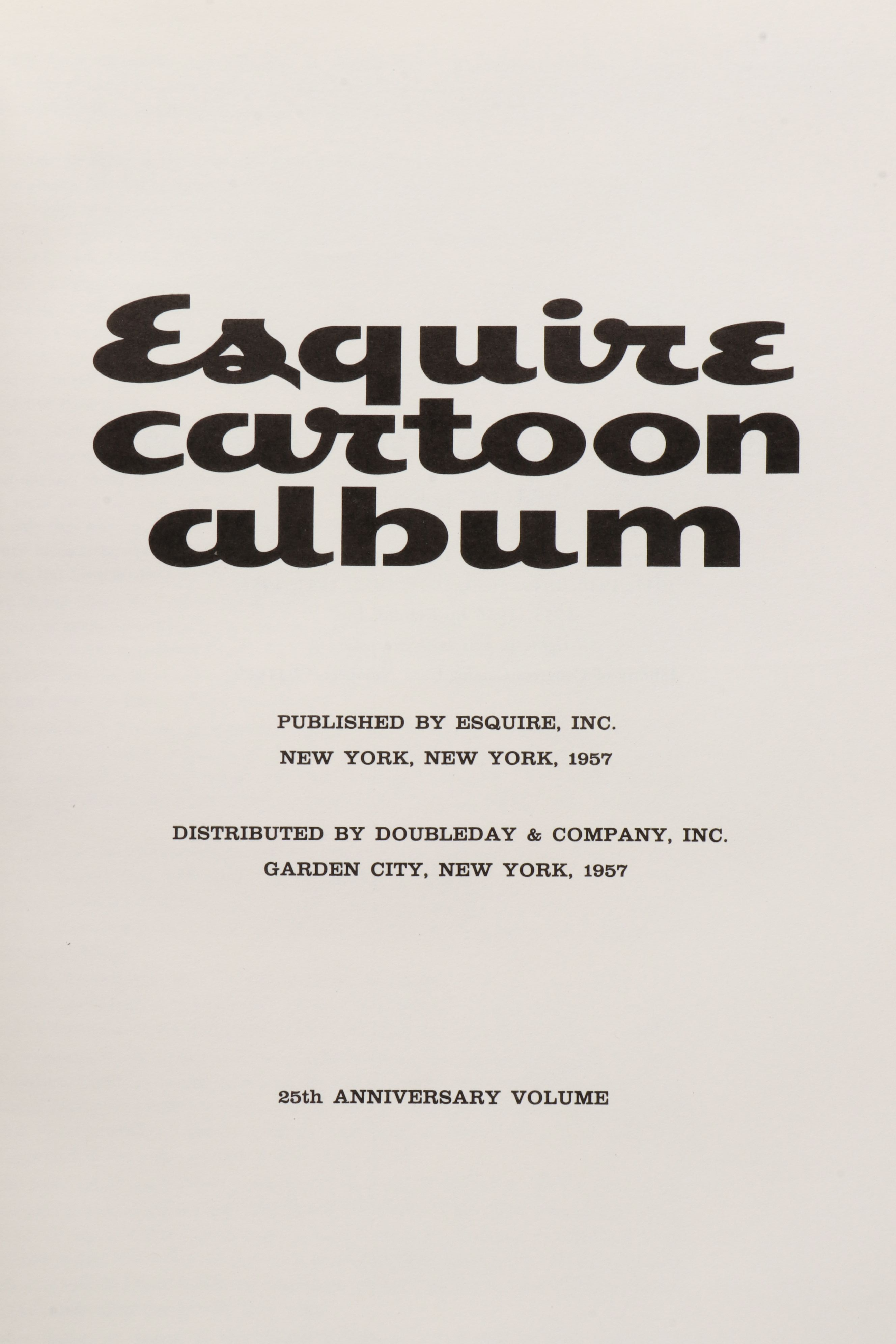 "The Esquire Cartoon Album" with The New Yorker Cartoon Compilation Books