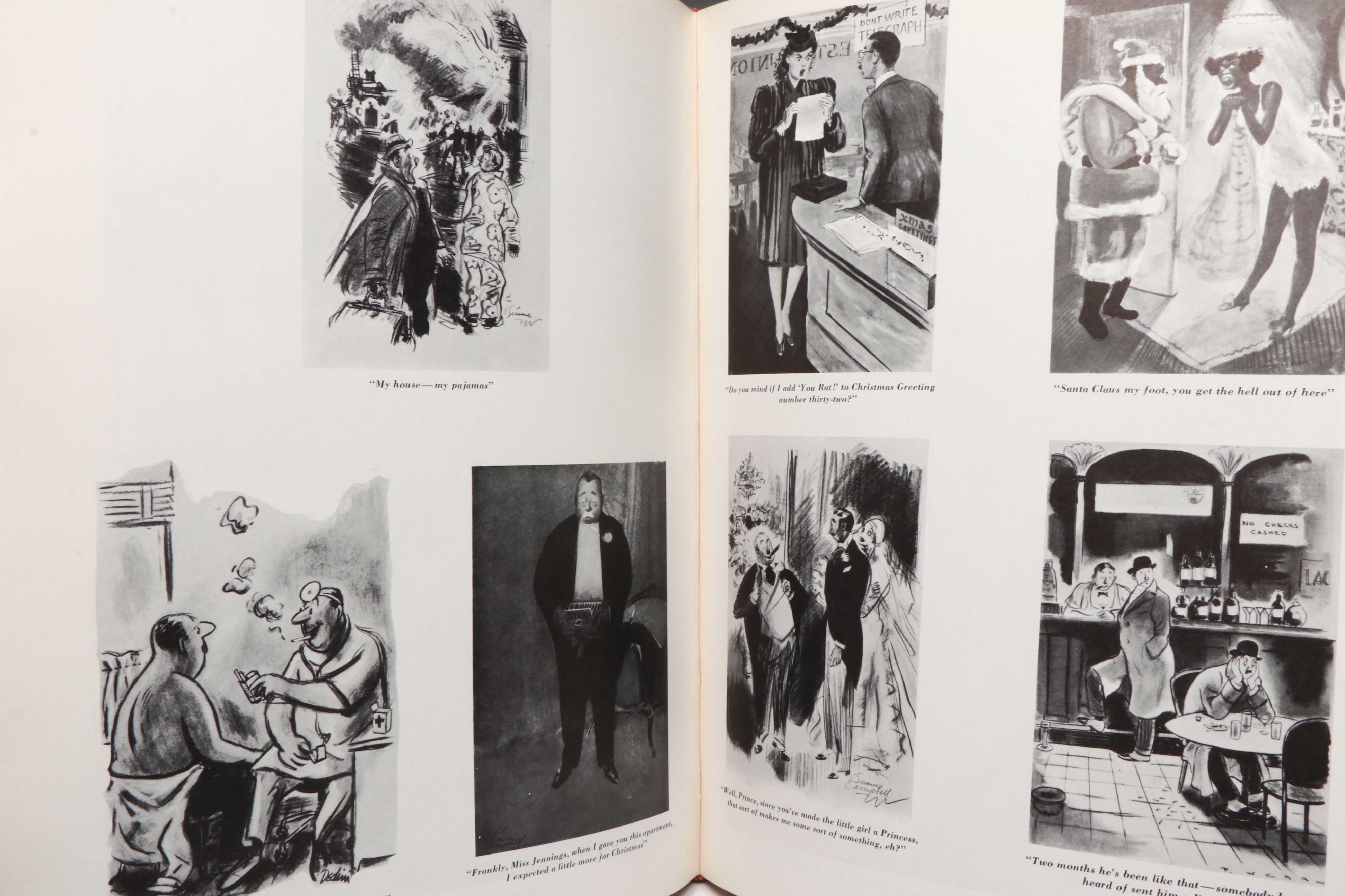 "The Esquire Cartoon Album" with The New Yorker Cartoon Compilation Books