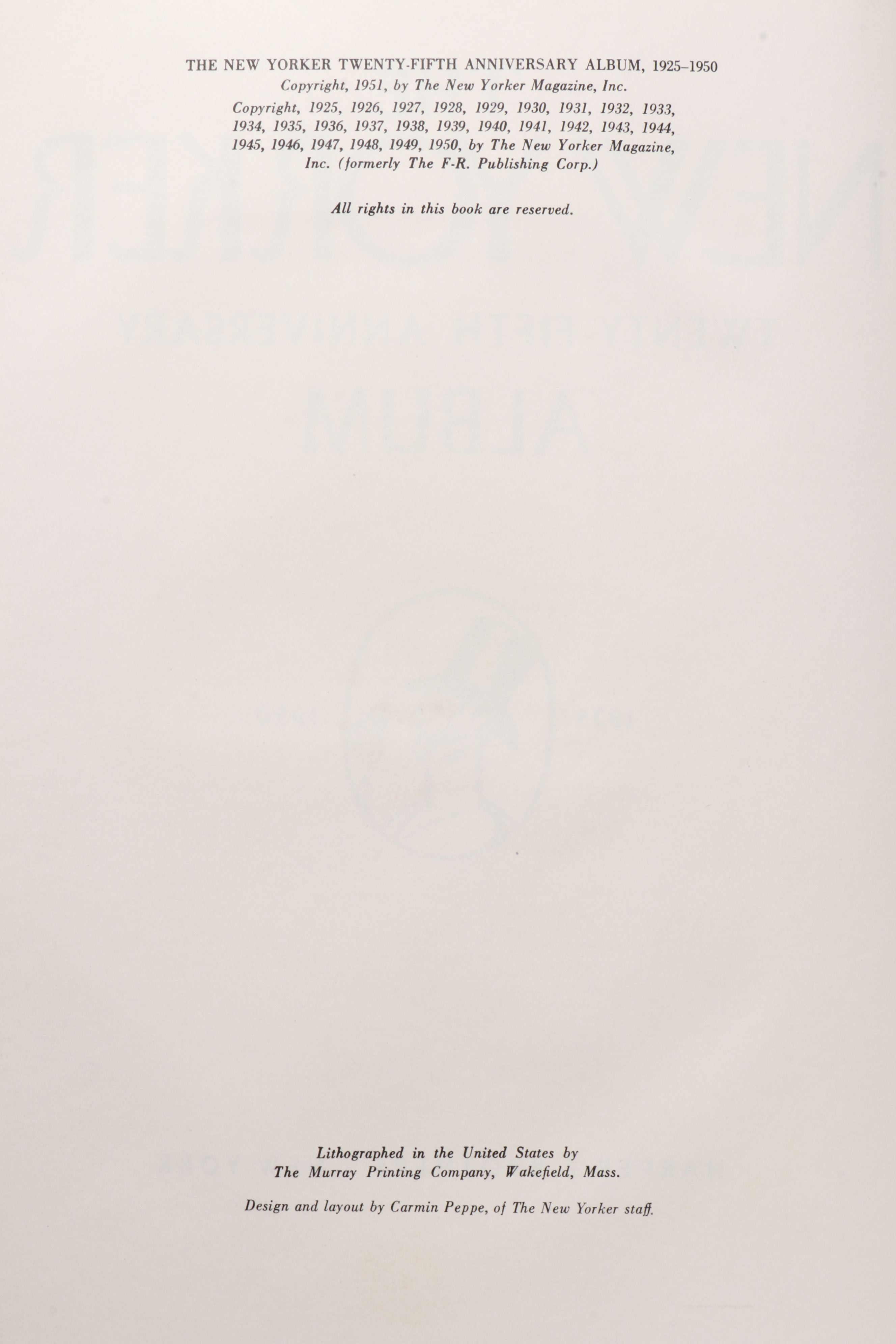 "The Esquire Cartoon Album" with The New Yorker Cartoon Compilation Books