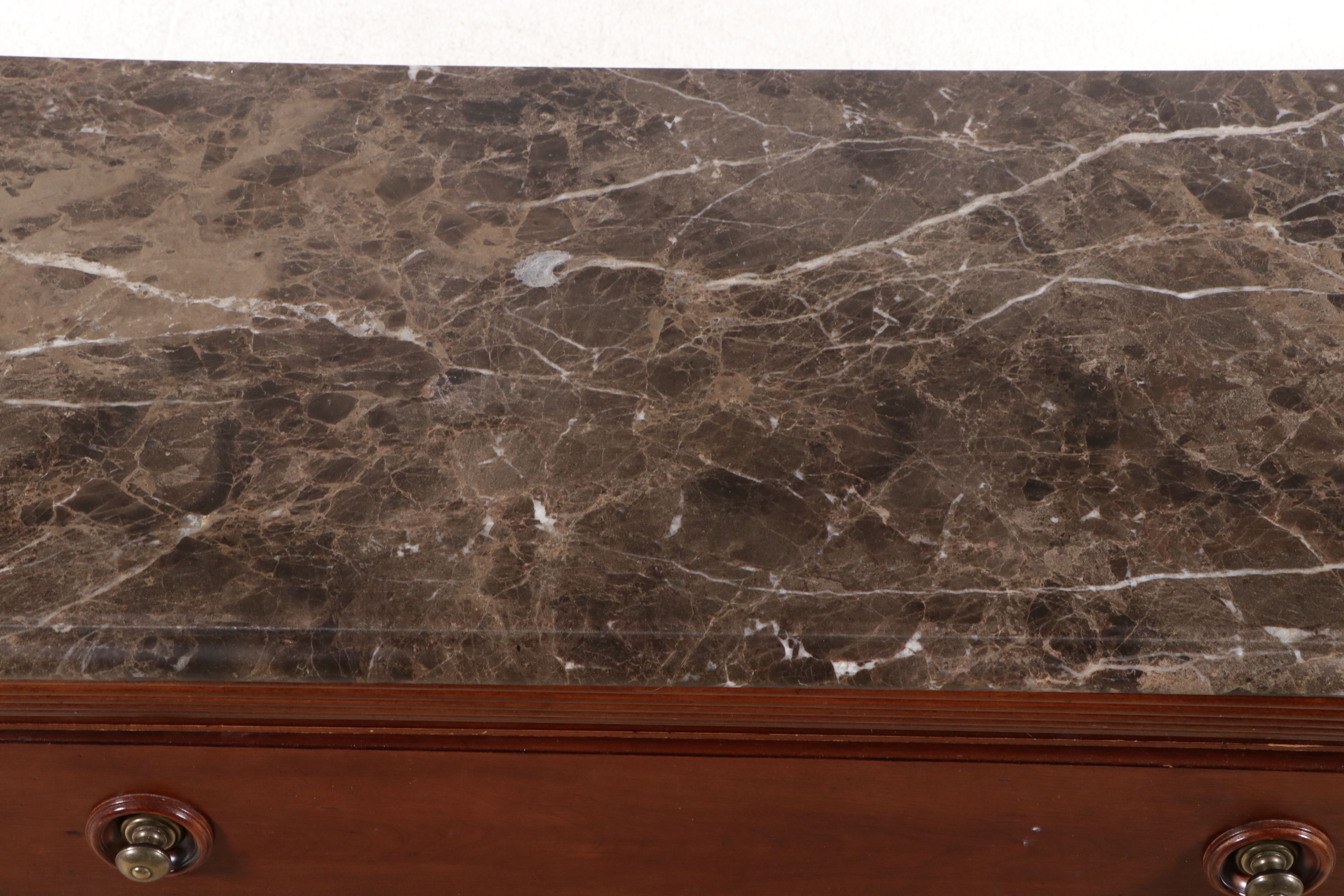 Nautica Home Louis Philippe Style Marble Top Chest of Drawers