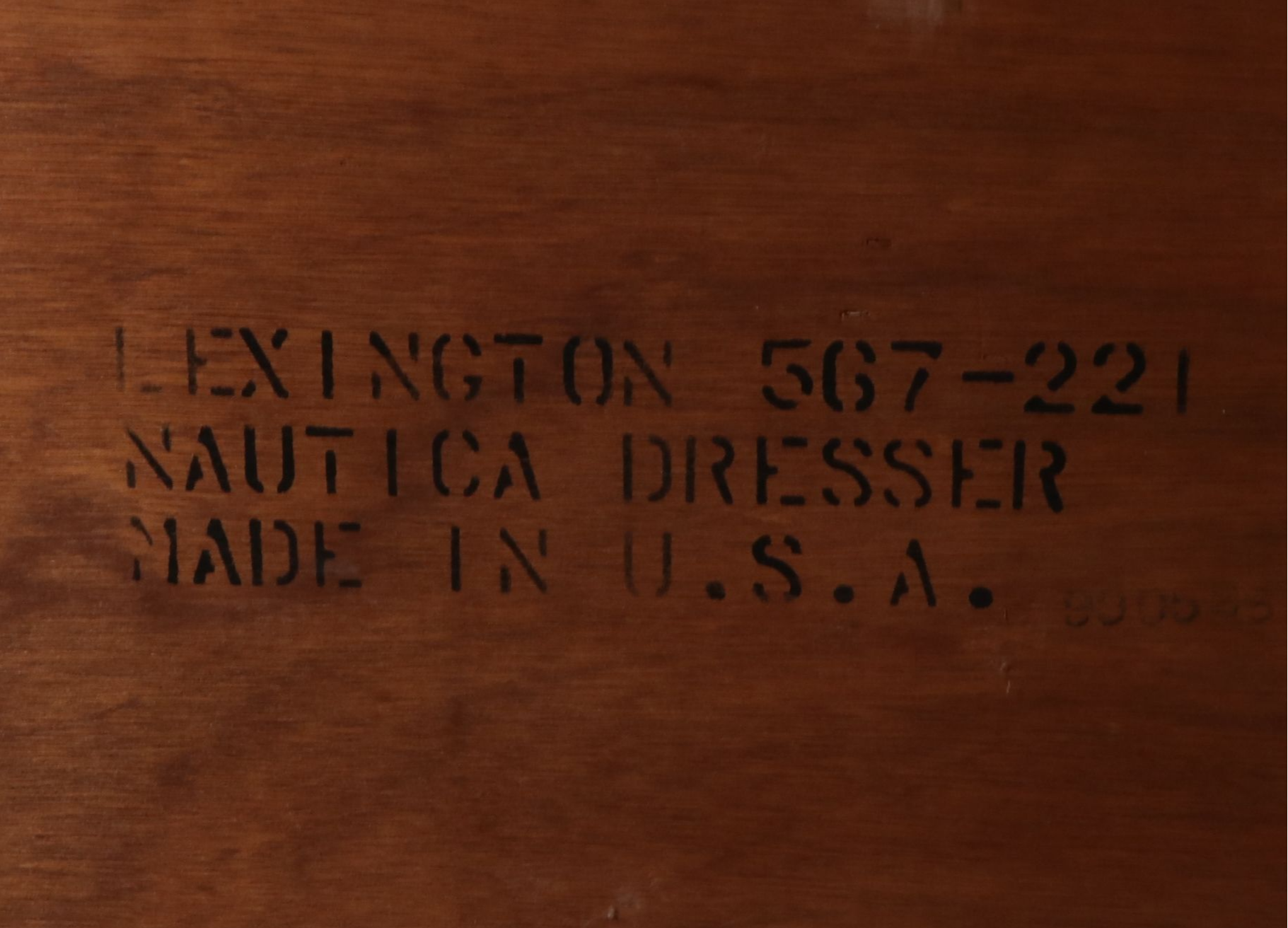 Nautica Home Louis Philippe Style Marble Top Chest of Drawers