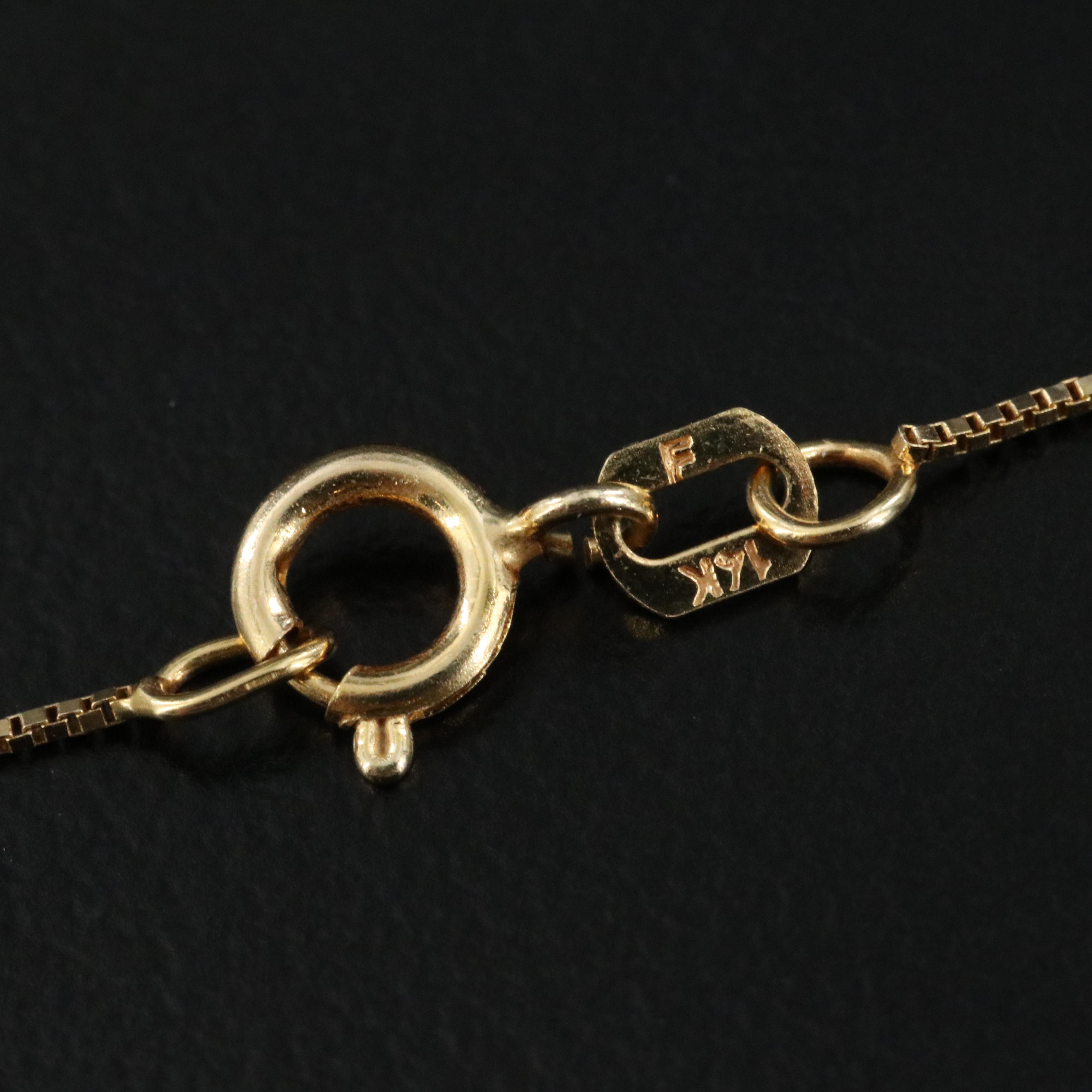 14K 0.25 CTW Diamond Pendant Necklace