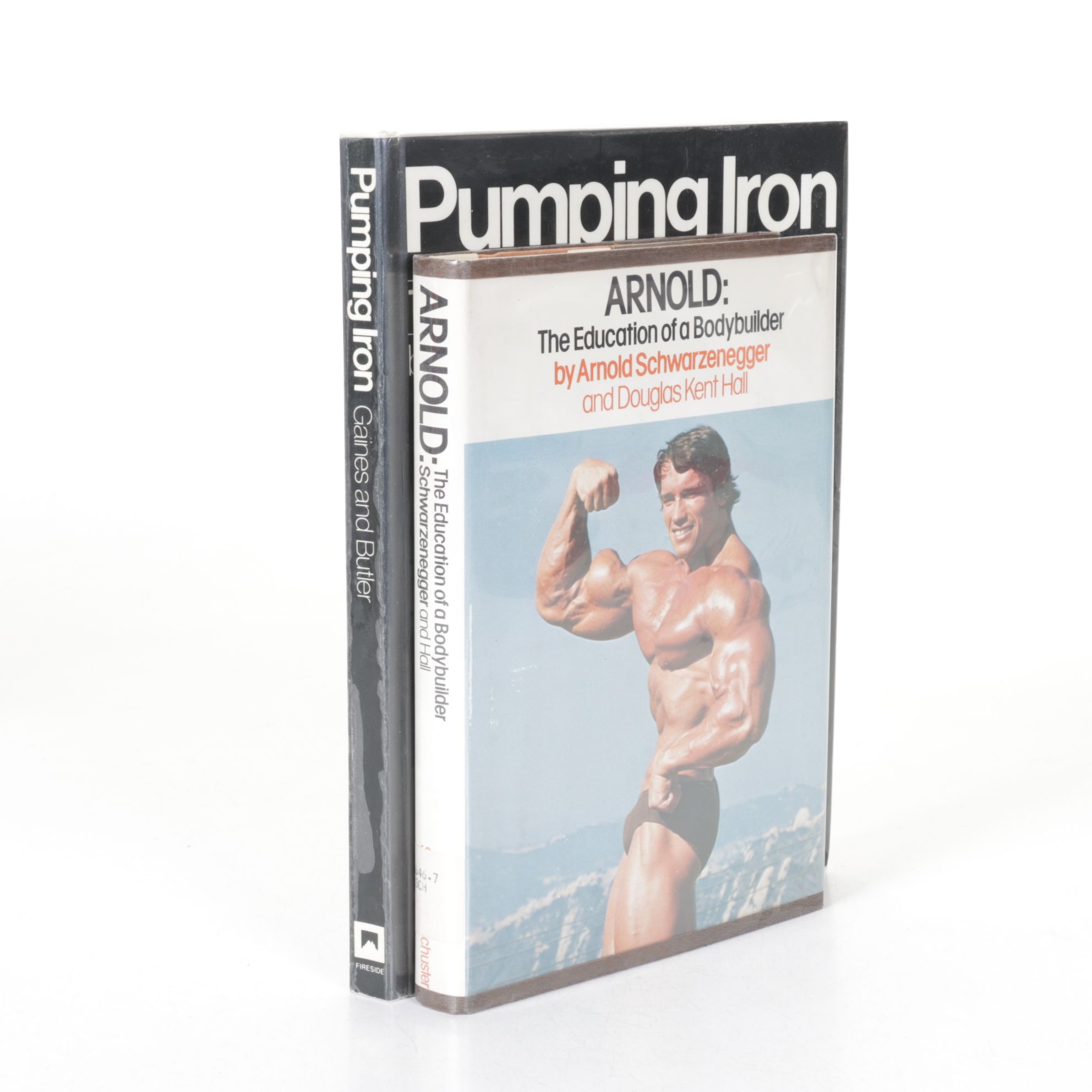 Arnold Schwarzenegger Signed "Arnold: The Education..." and "Pumping Iron" Books