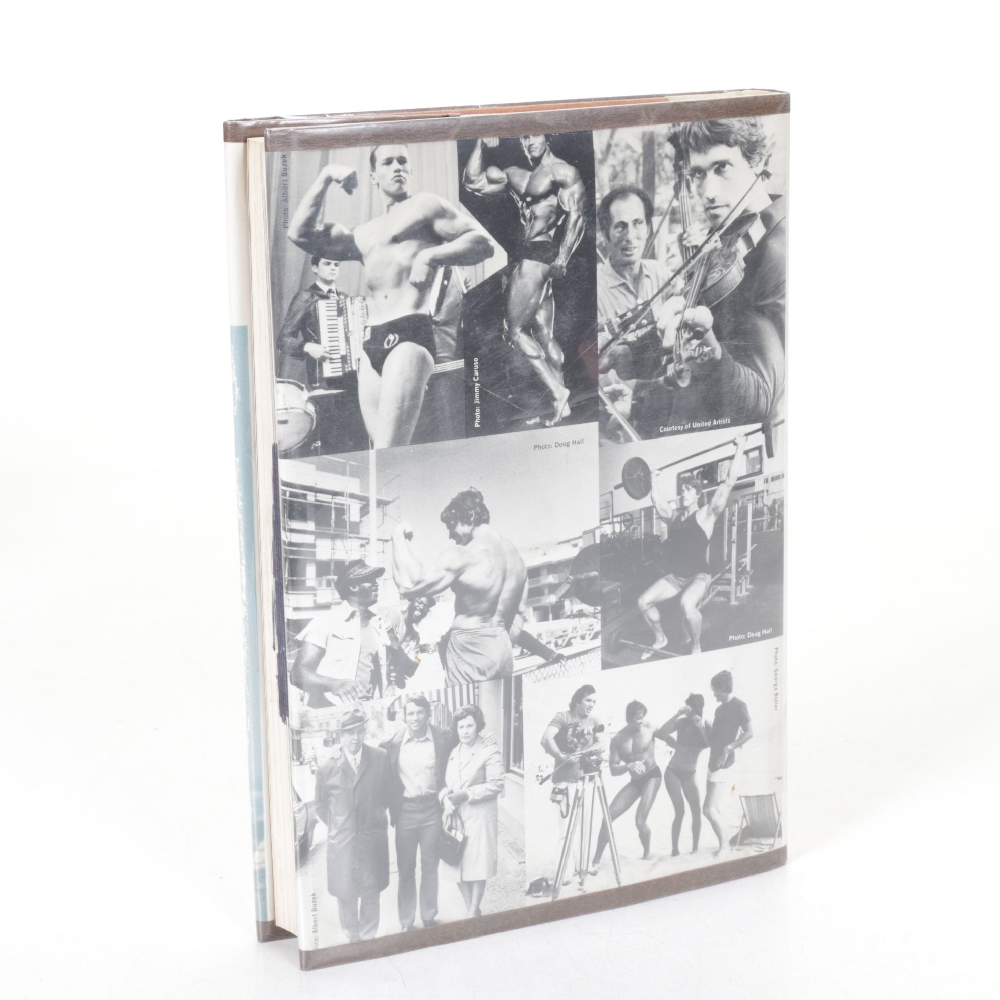 Arnold Schwarzenegger Signed "Arnold: The Education..." and "Pumping Iron" Books