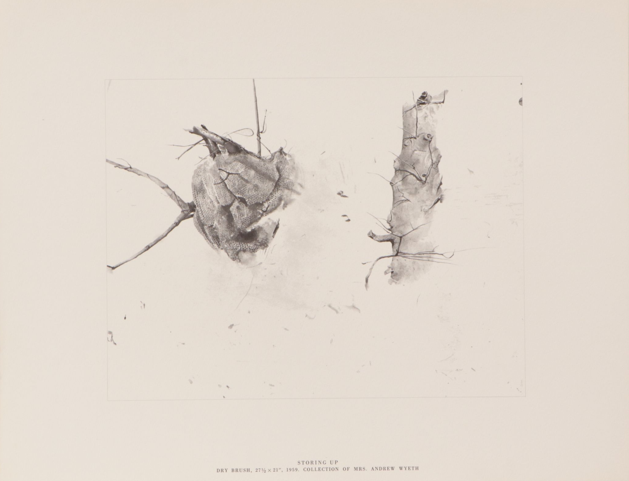 Offset Lithograph Portfolio After Andrew Wyeth "The Four Seasons", 1962