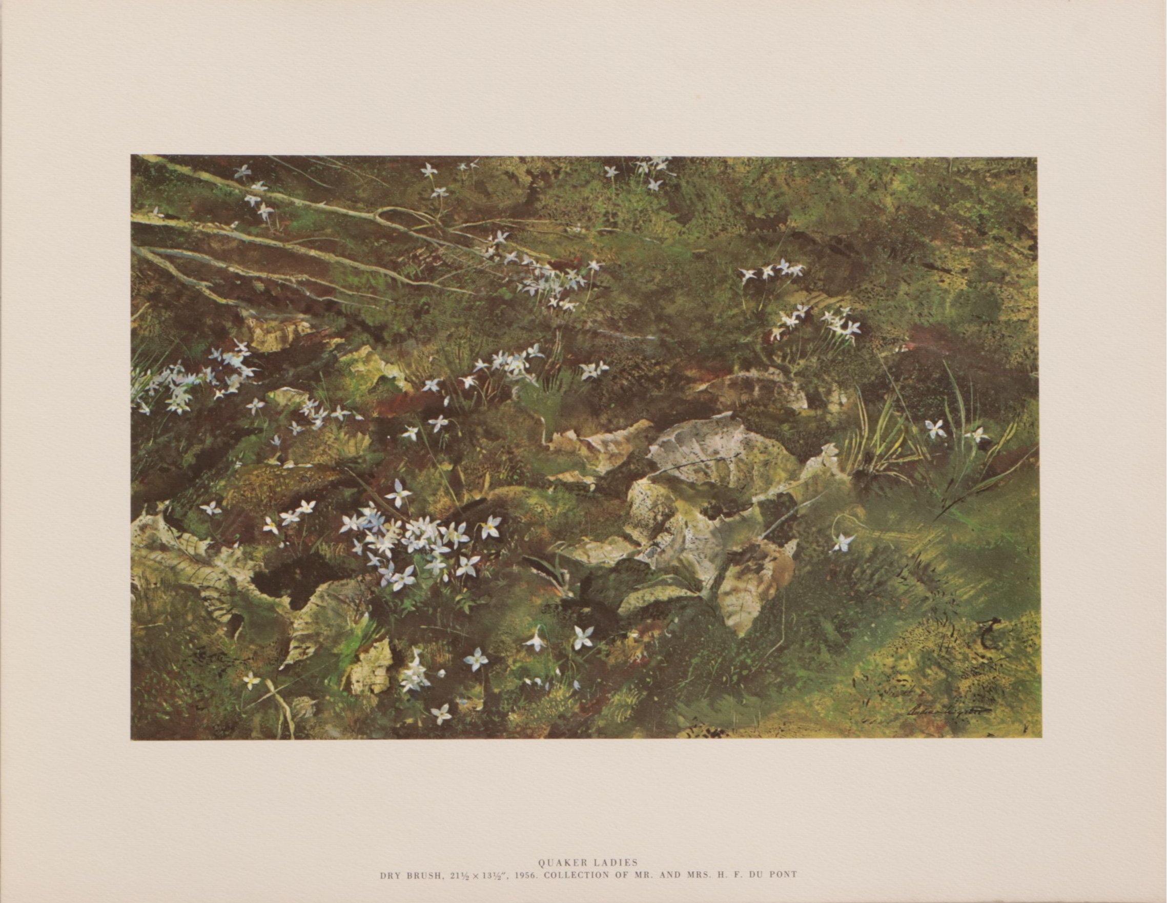 Offset Lithograph Portfolio After Andrew Wyeth "The Four Seasons", 1962