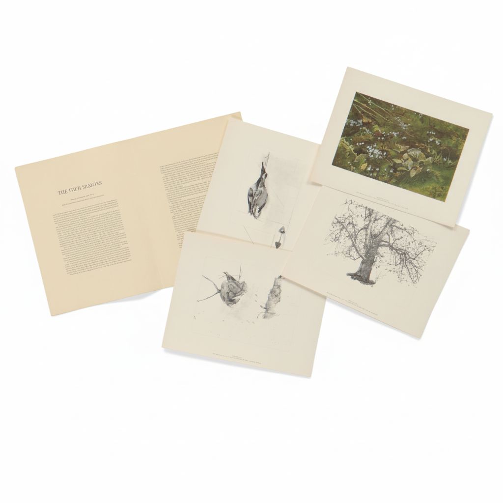 Offset Lithograph Portfolio After Andrew Wyeth "The Four Seasons", 1962