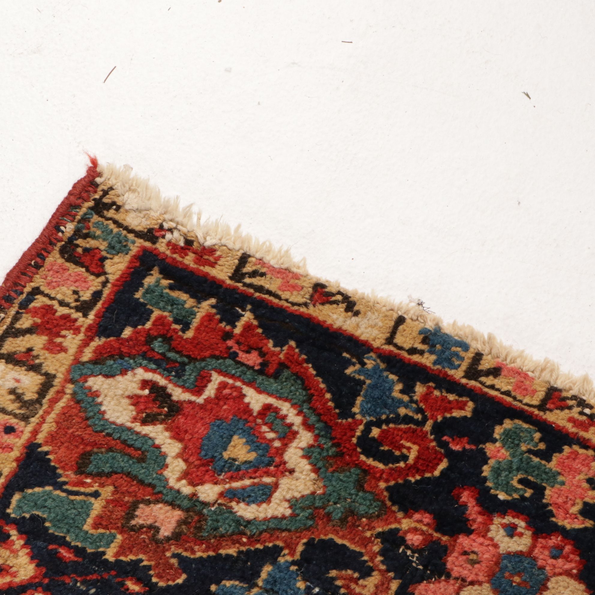 8'2 x 10'8 Hand-Knotted Persian Heriz Area Rug