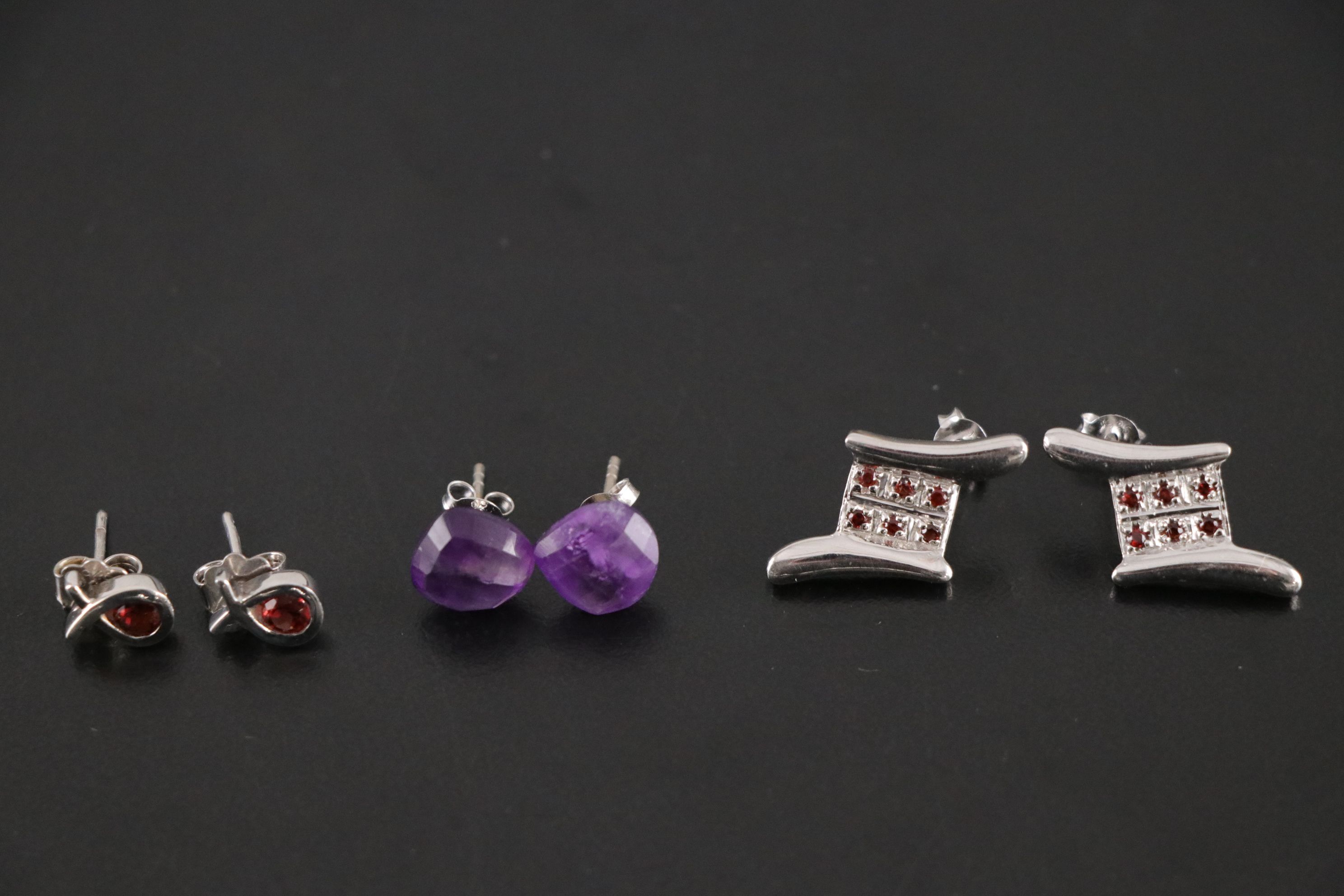 14 Assorted Sterling Silver Rings, Necklaces and Earrings