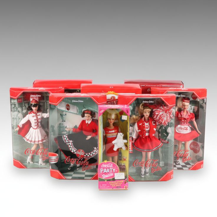 Coca-Cola Barbie Dolls Featuring "Summer Daydream" and "After The Walk"