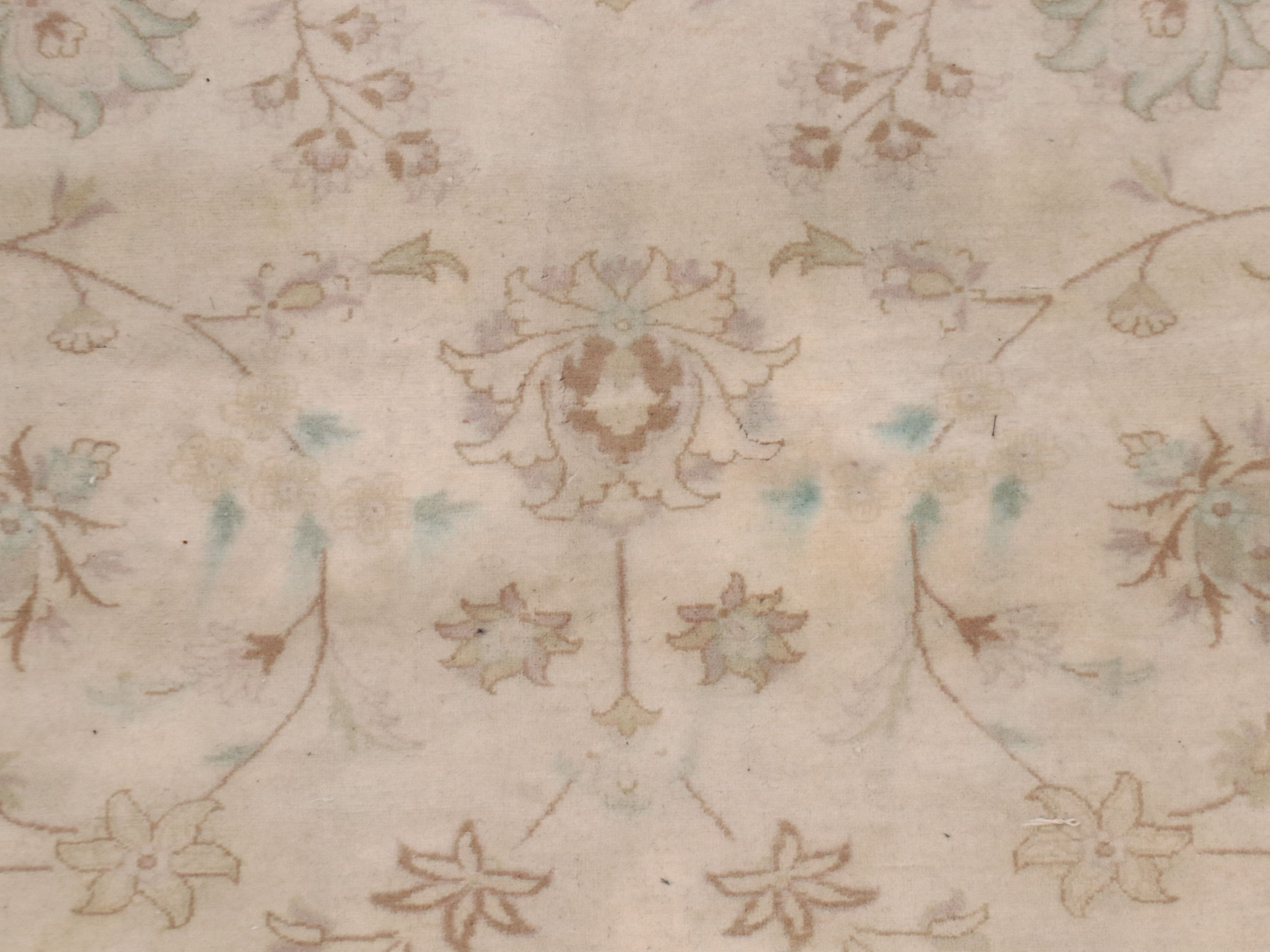 10' x 14'8 Hand-Knotted Indo-Turkish Oushak Room-Sized Rug