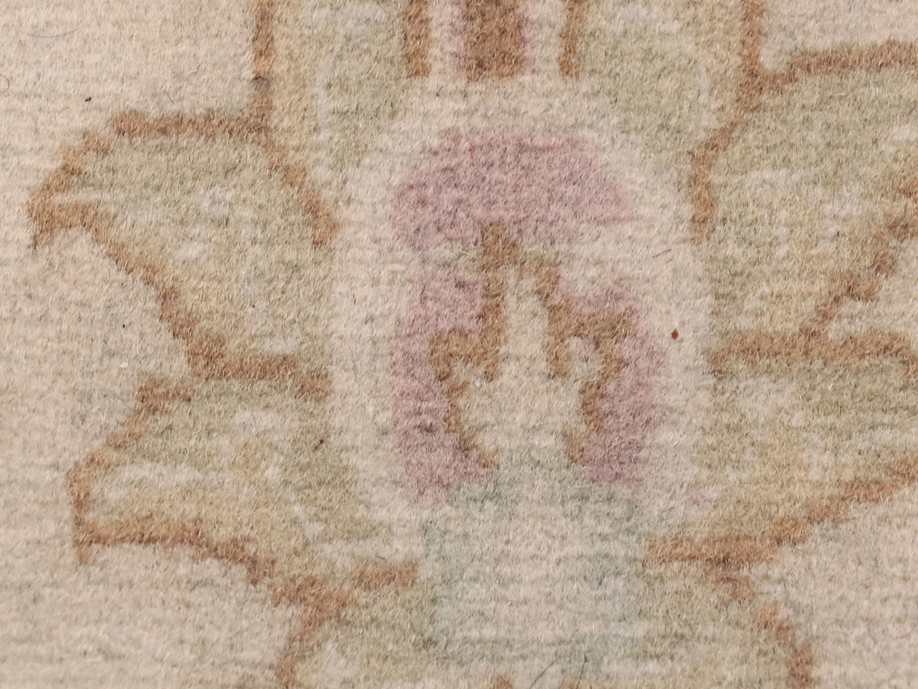 10' x 14'8 Hand-Knotted Indo-Turkish Oushak Room-Sized Rug