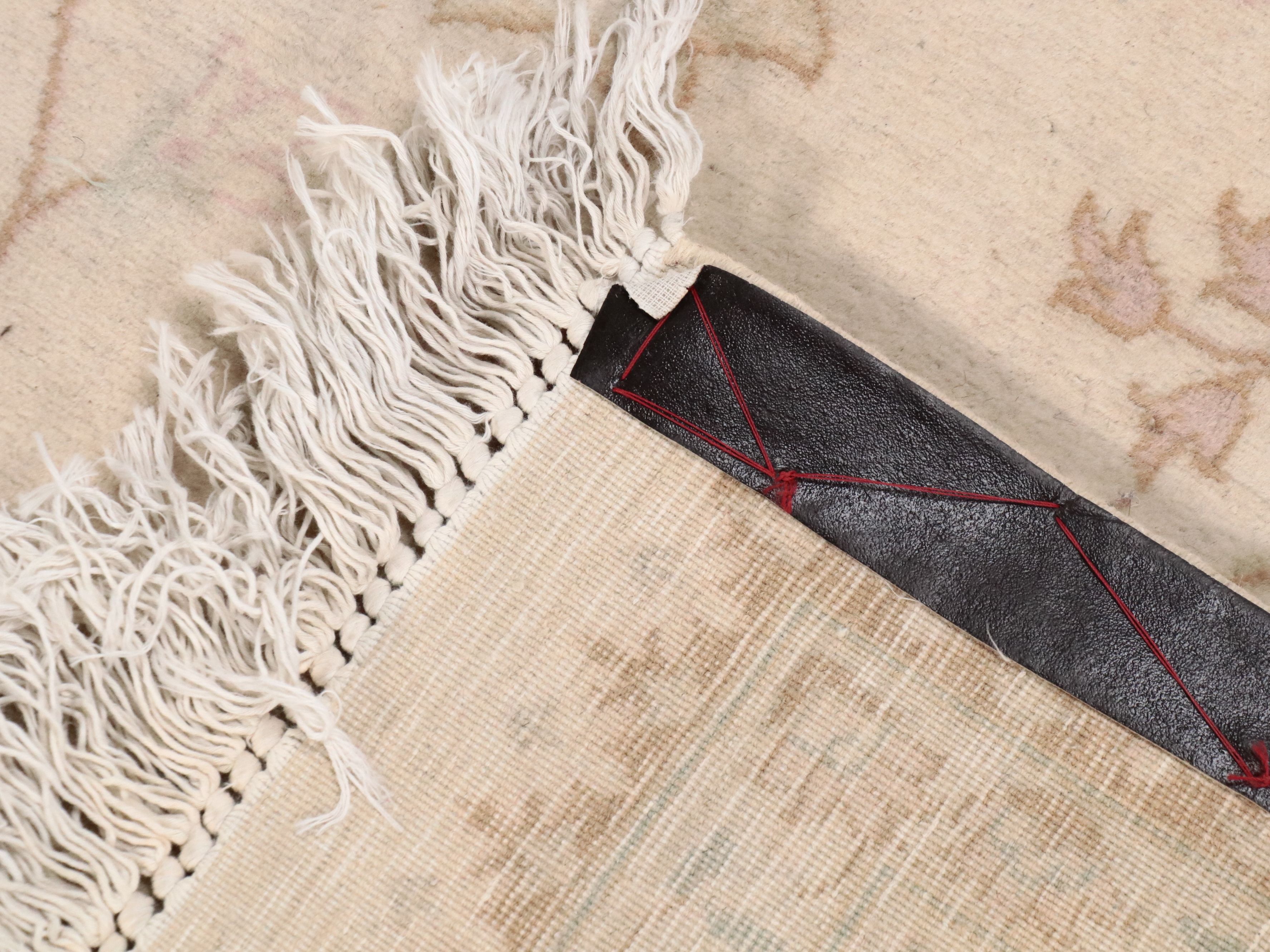 10' x 14'8 Hand-Knotted Indo-Turkish Oushak Room-Sized Rug