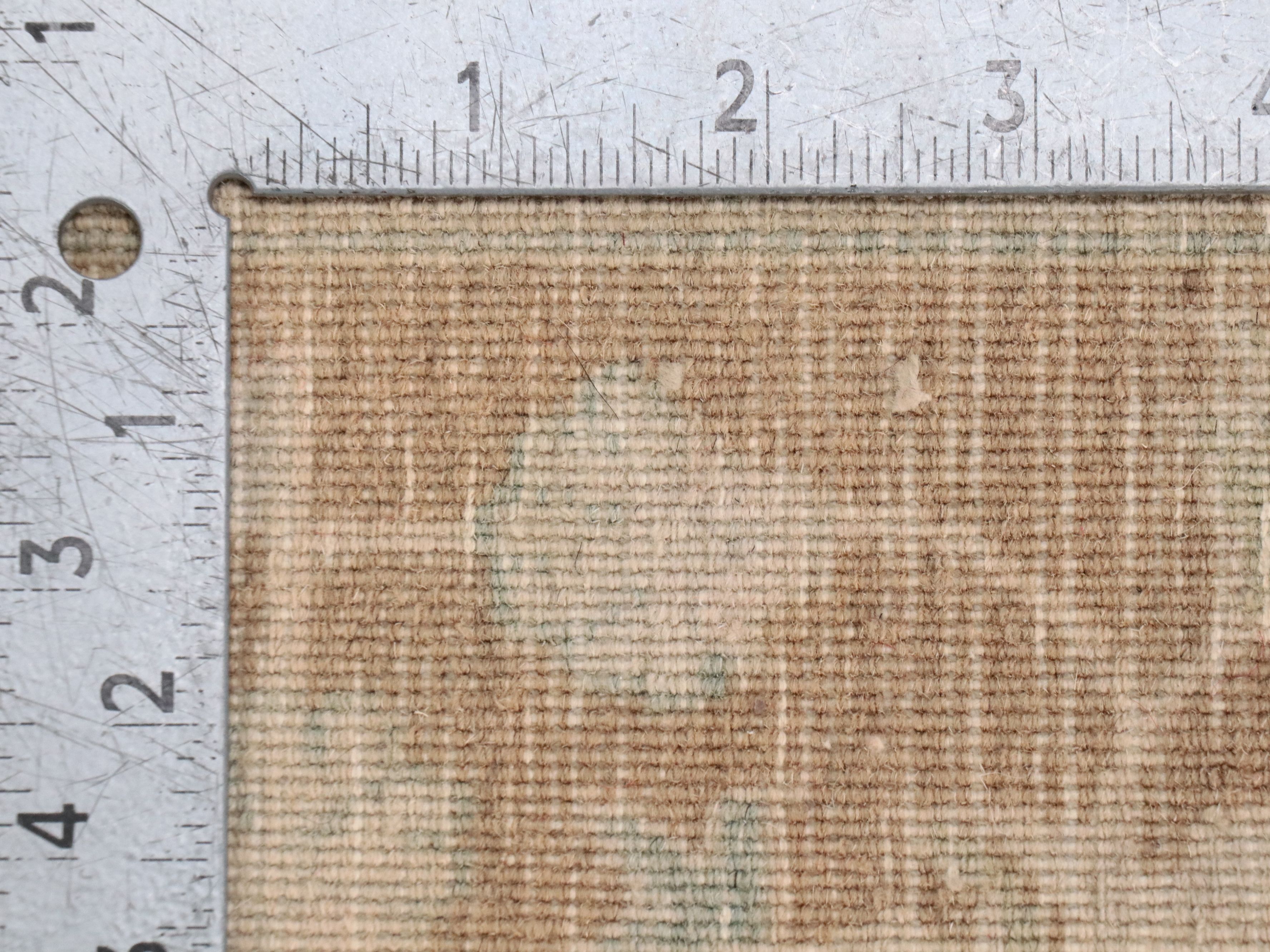 10' x 14'8 Hand-Knotted Indo-Turkish Oushak Room-Sized Rug