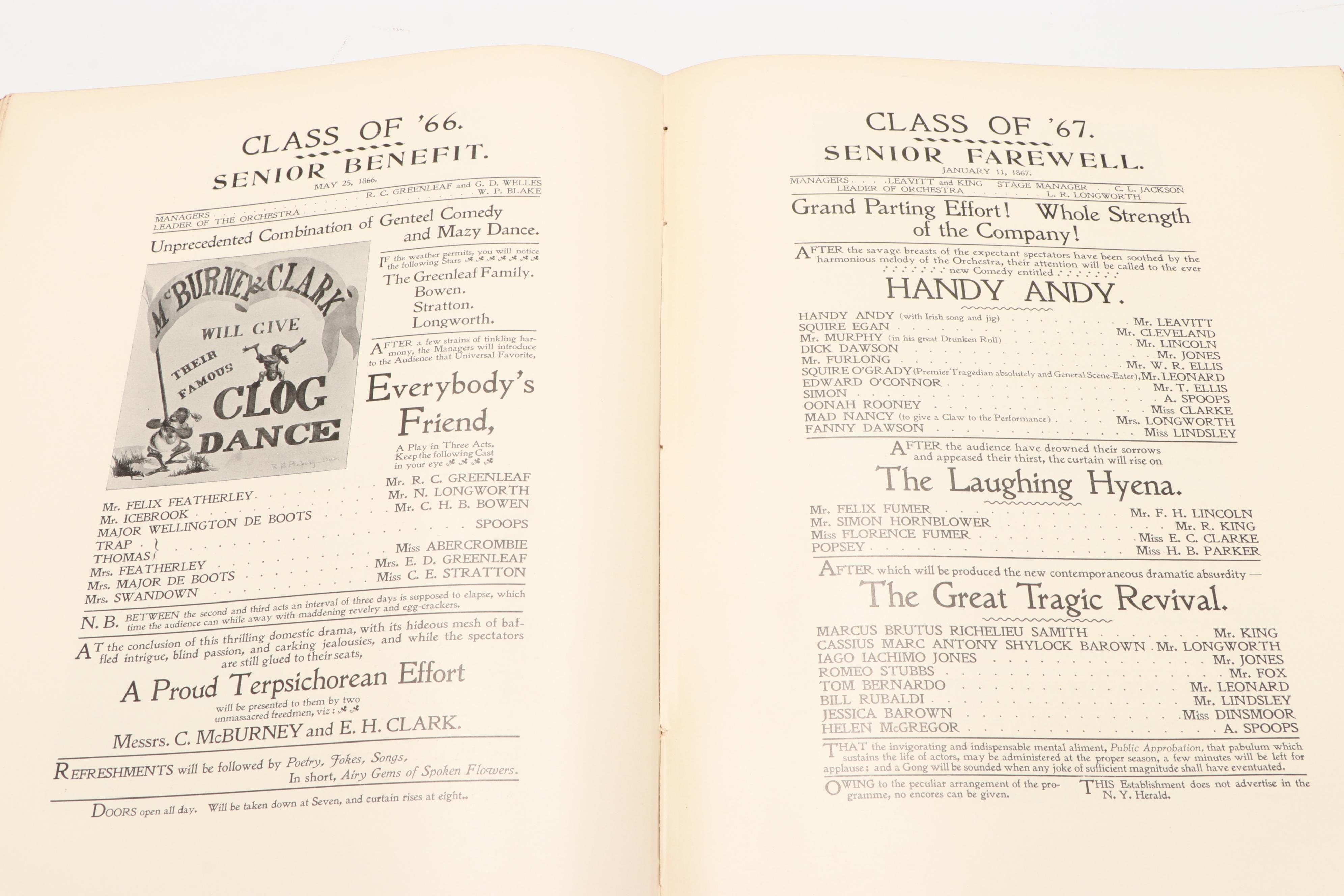 "An Illustrated History of the Hasty Pudding Club Theatricals" by Lloyd Garrison