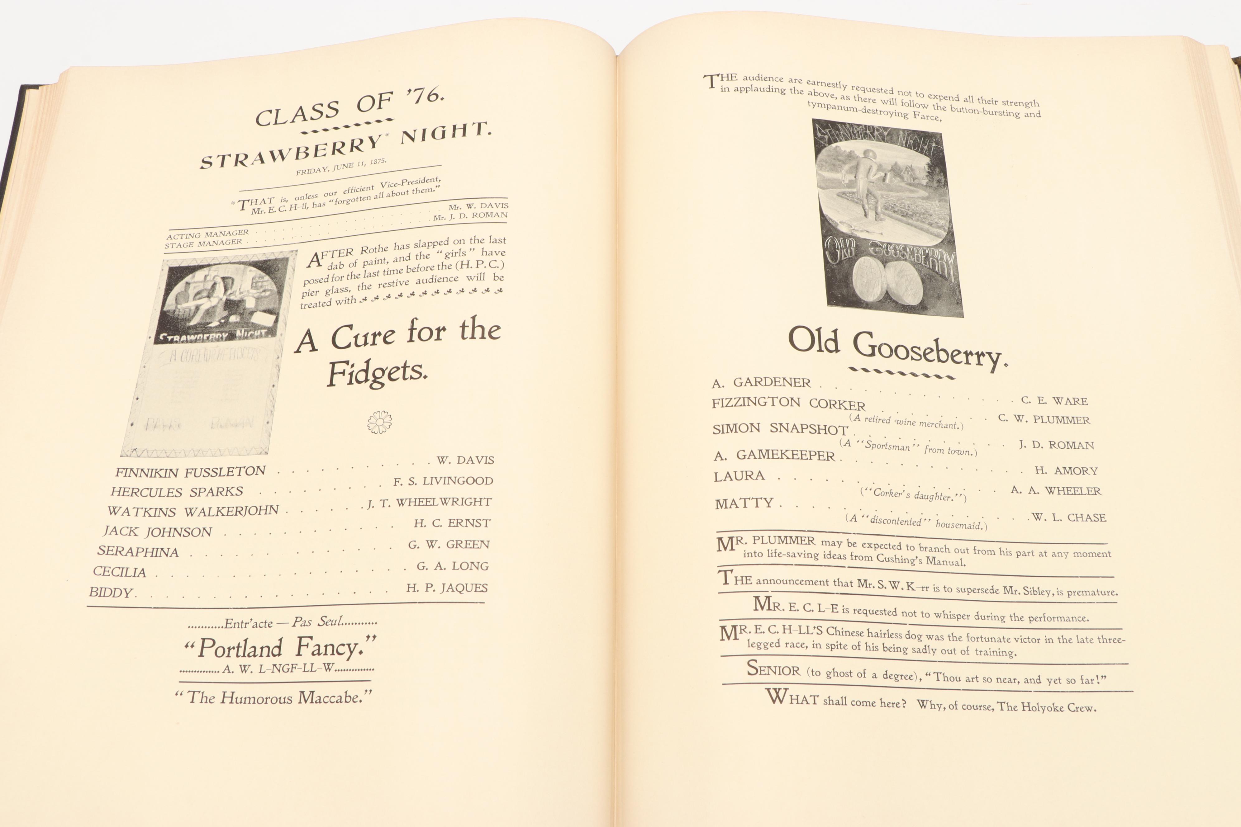 "An Illustrated History of the Hasty Pudding Club Theatricals" by Lloyd Garrison