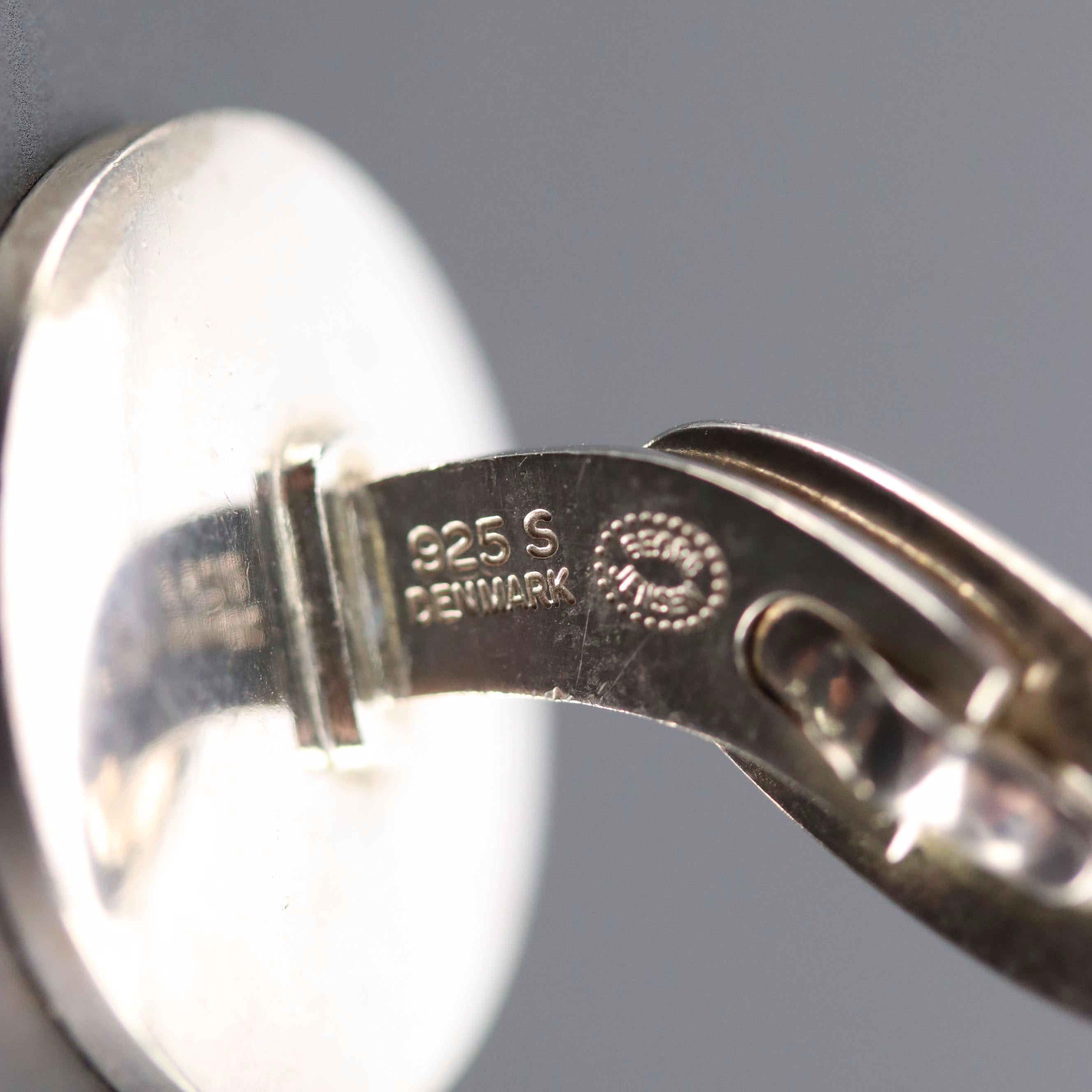 Georg Jensen Sterling Apple Cufflinks No. 111