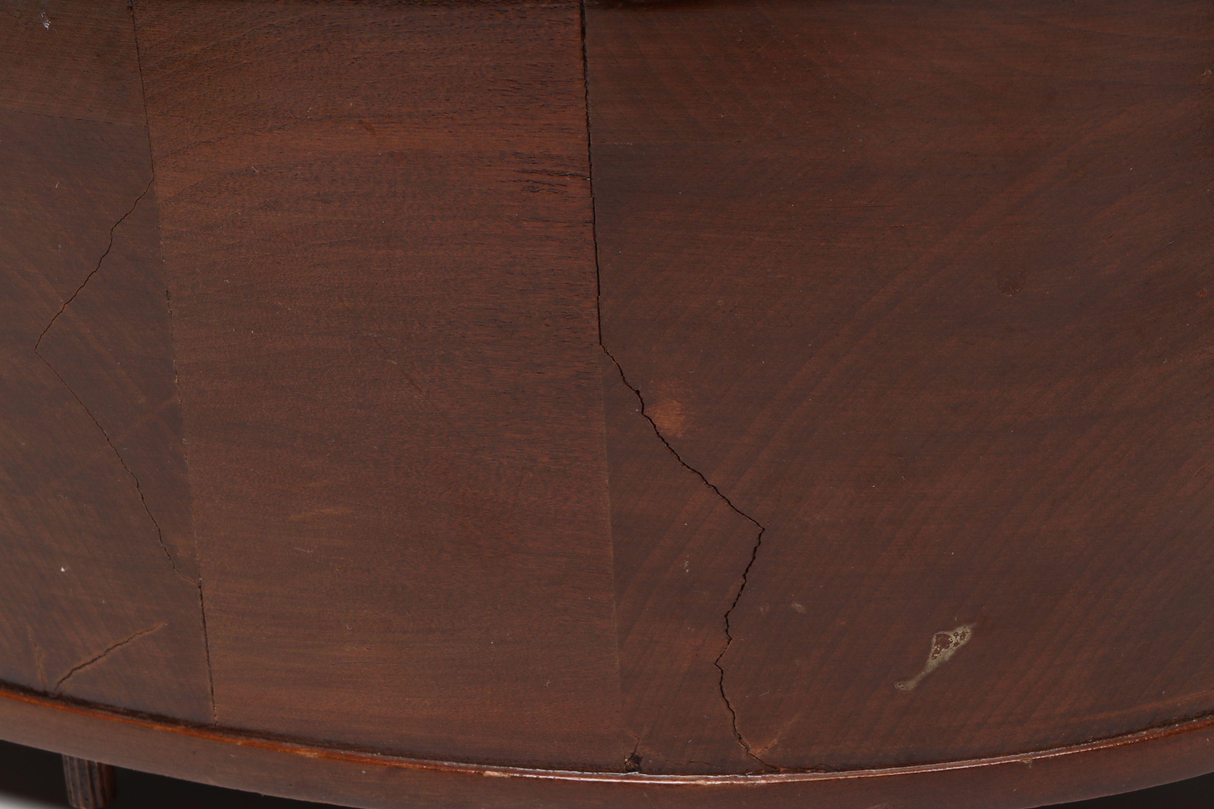 Pair of American Empire Style Mahogany Veneer Miniature Chests, Mid-19th C.