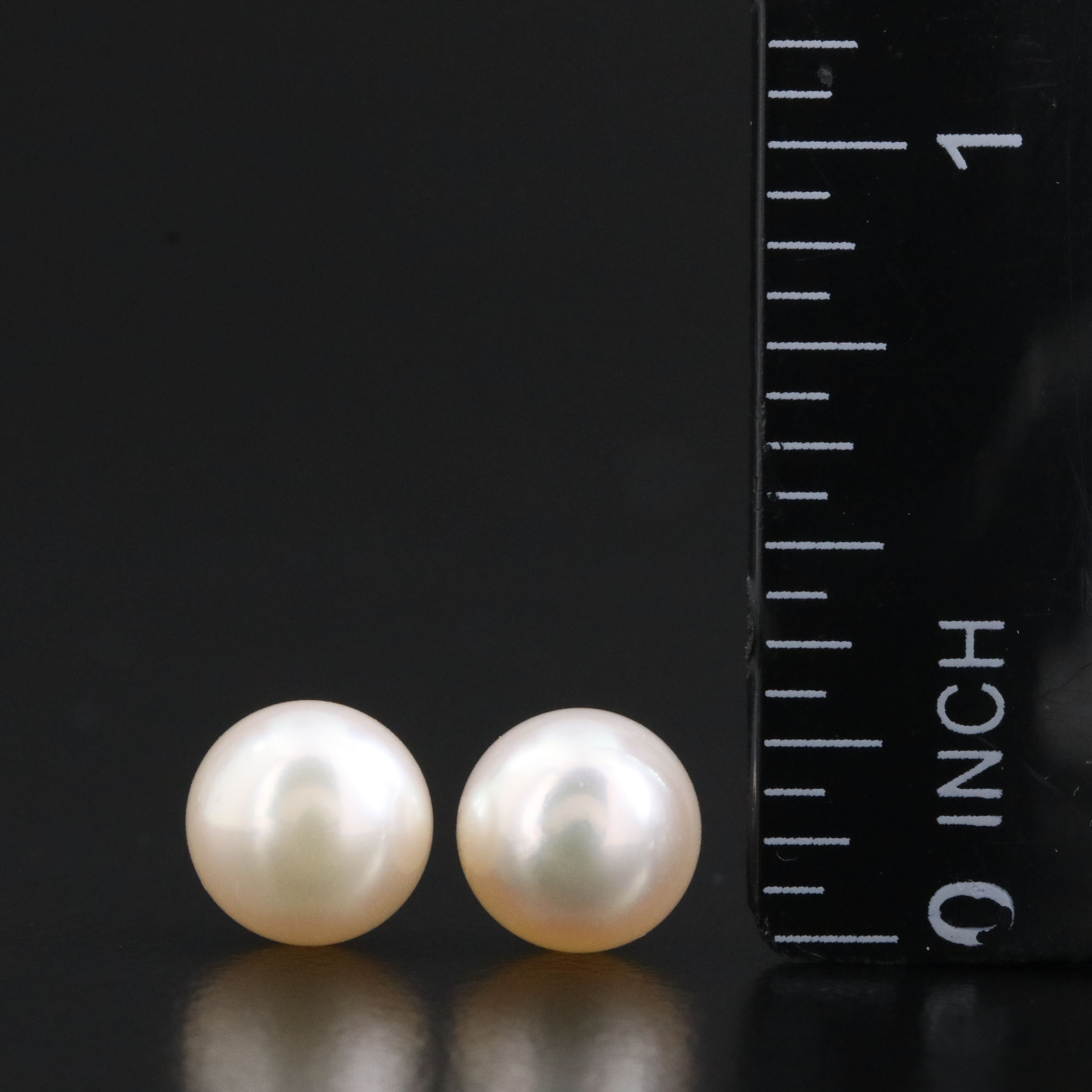 Mikimoto 18K Pearl Stud Earrings