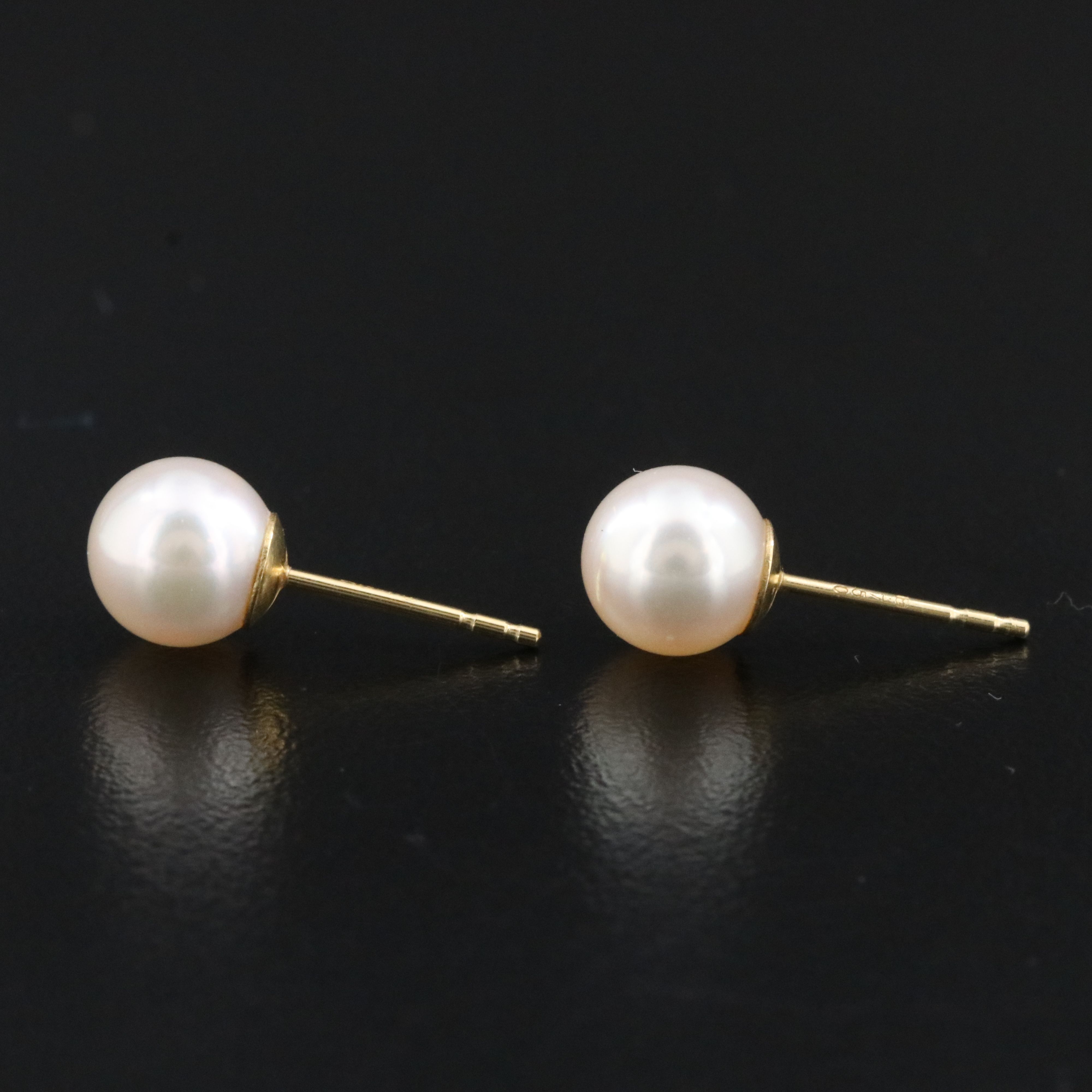 Mikimoto 18K Pearl Stud Earrings