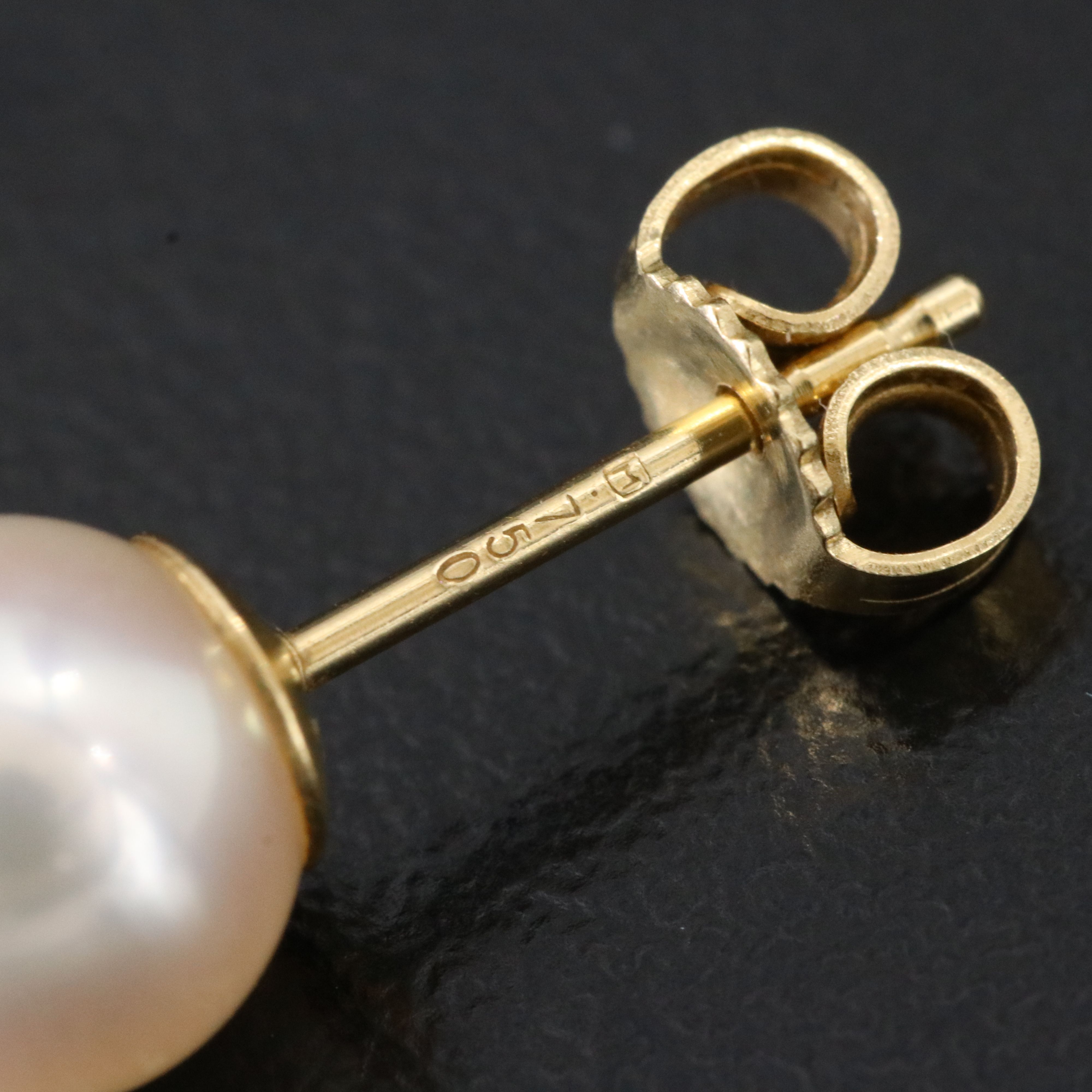 Mikimoto 18K Pearl Stud Earrings