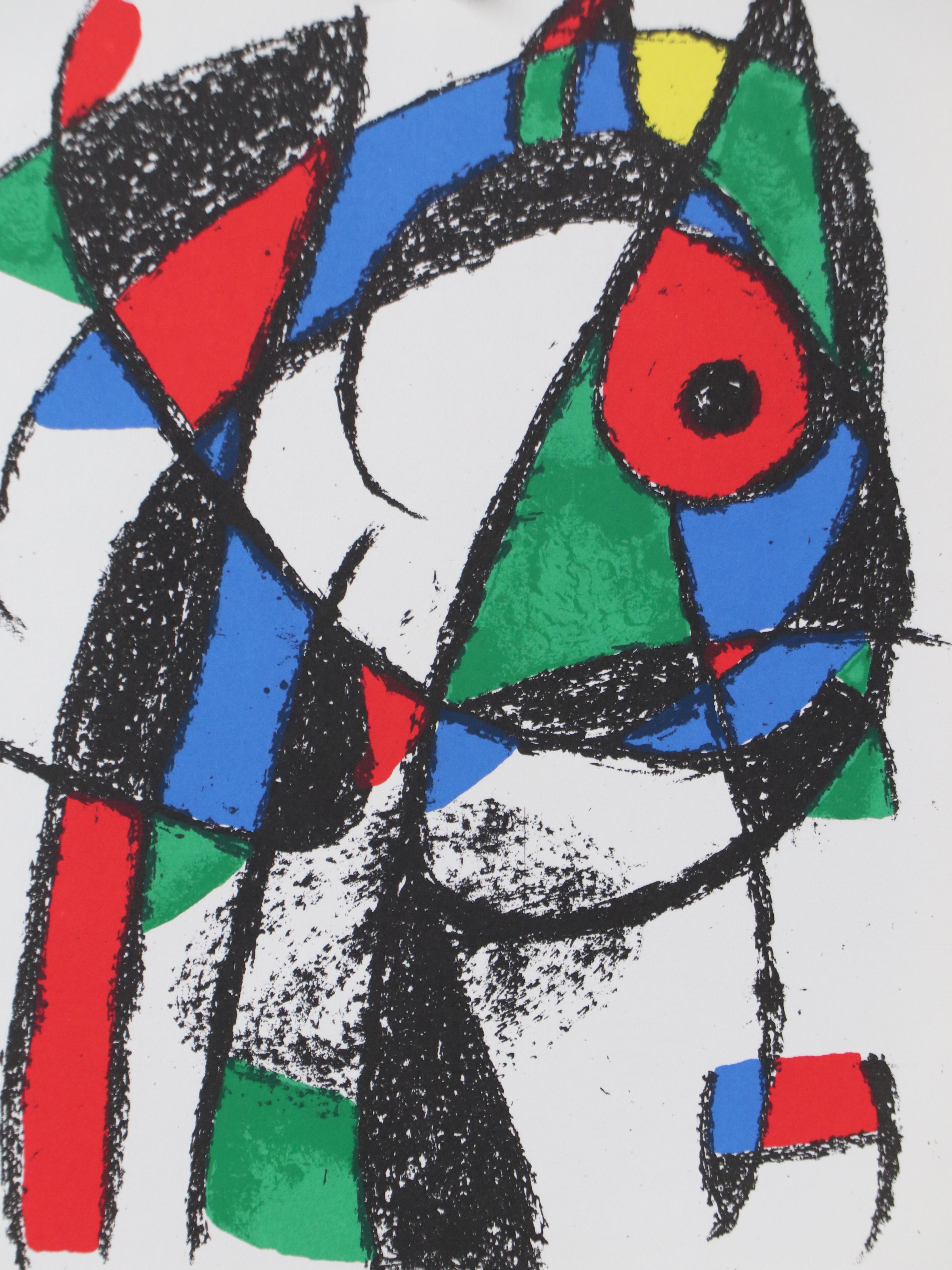 Joan Miró Color Lithograph for "Derrière le Miroir"