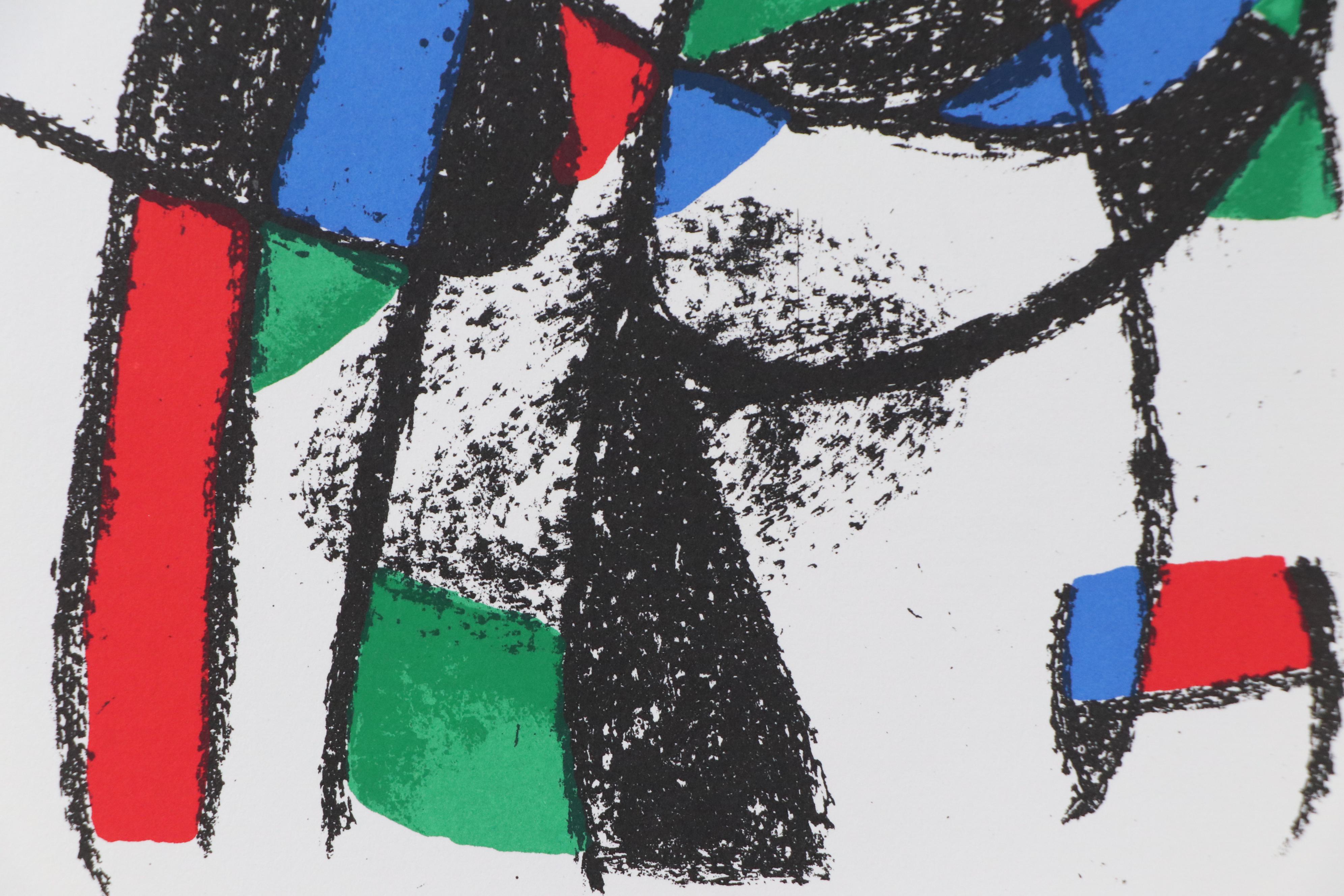 Joan Miró Color Lithograph for "Derrière le Miroir"