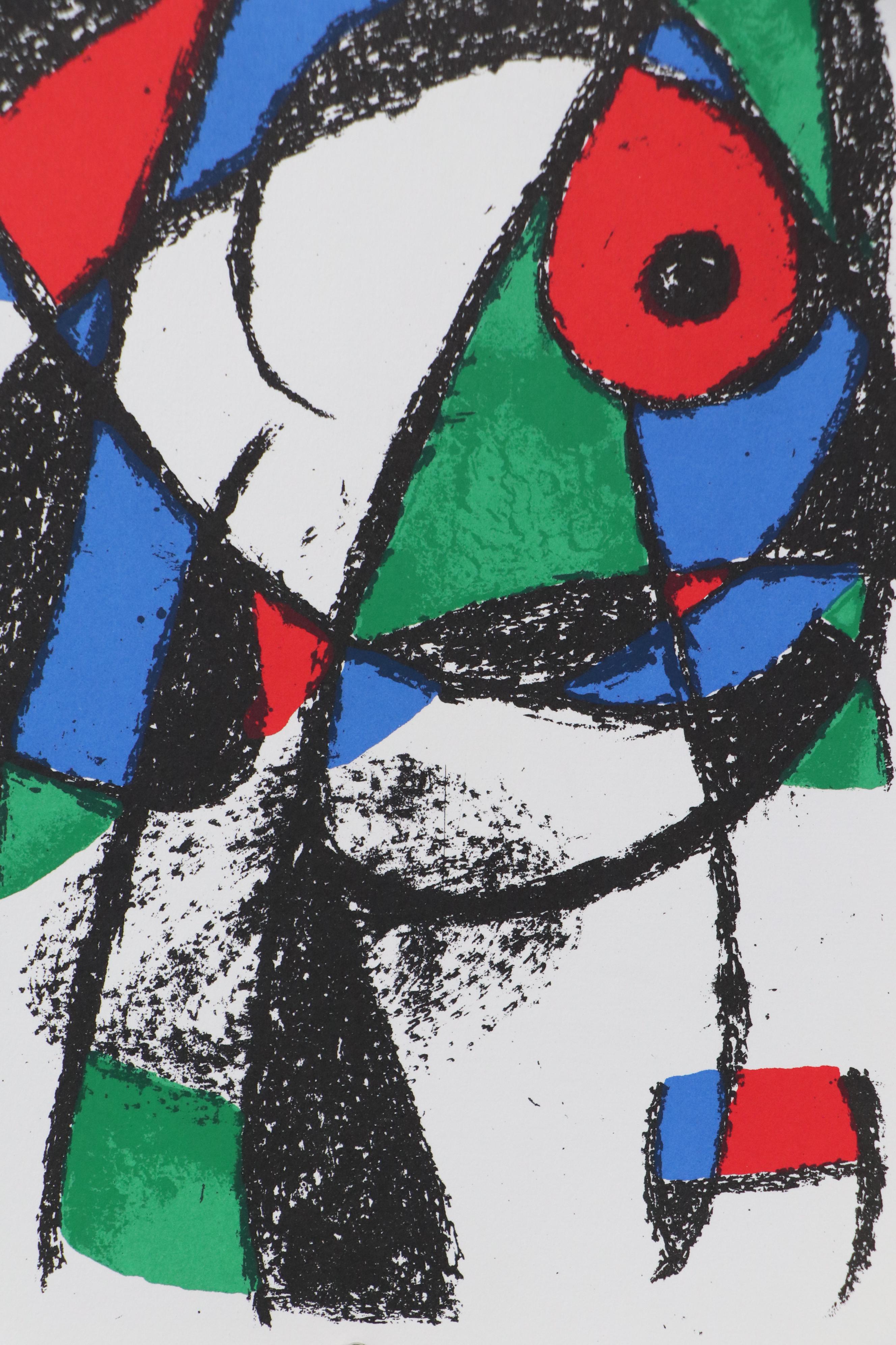 Joan Miró Color Lithograph for "Derrière le Miroir"