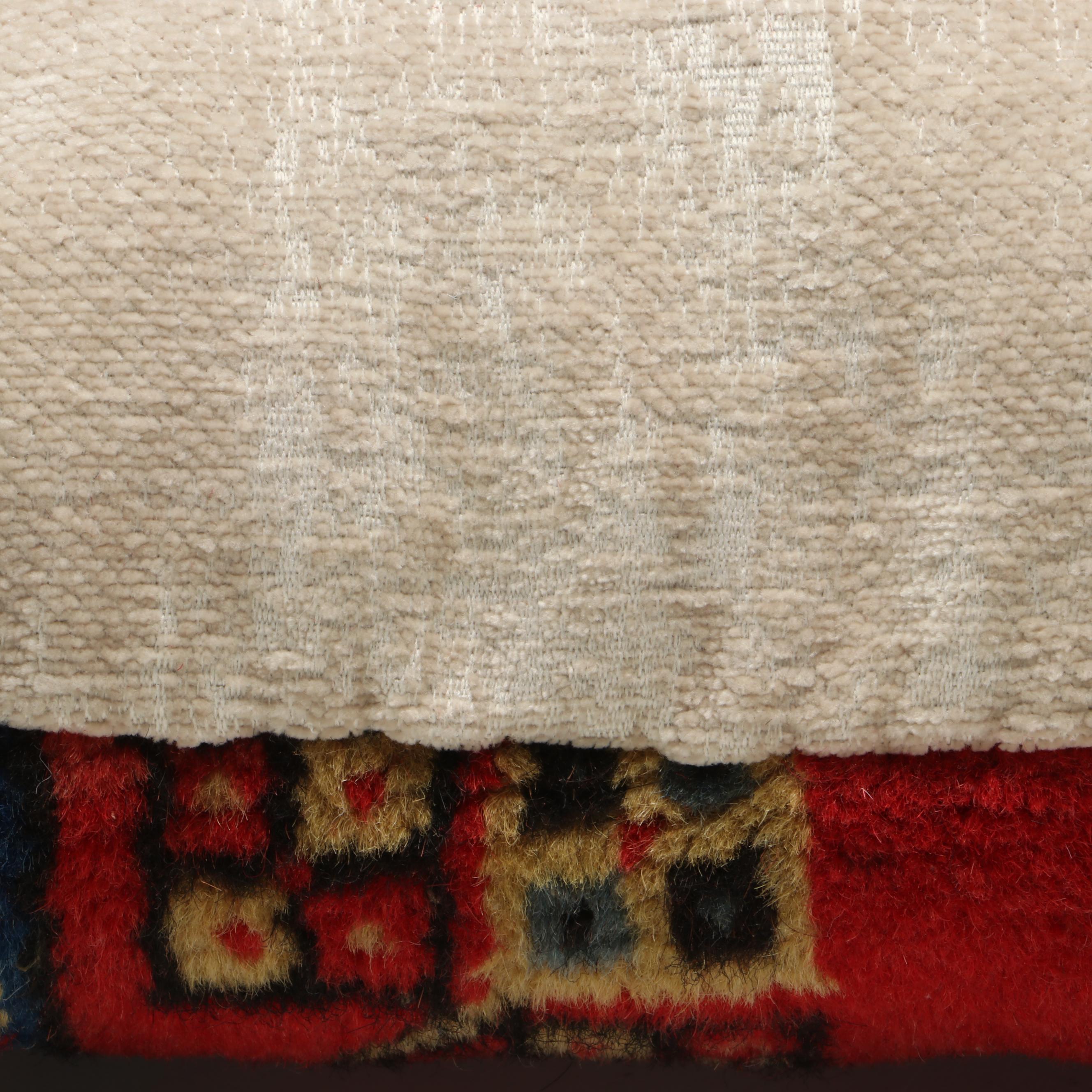 Hand-Knotted Persian Rug Faced Throw Pillows