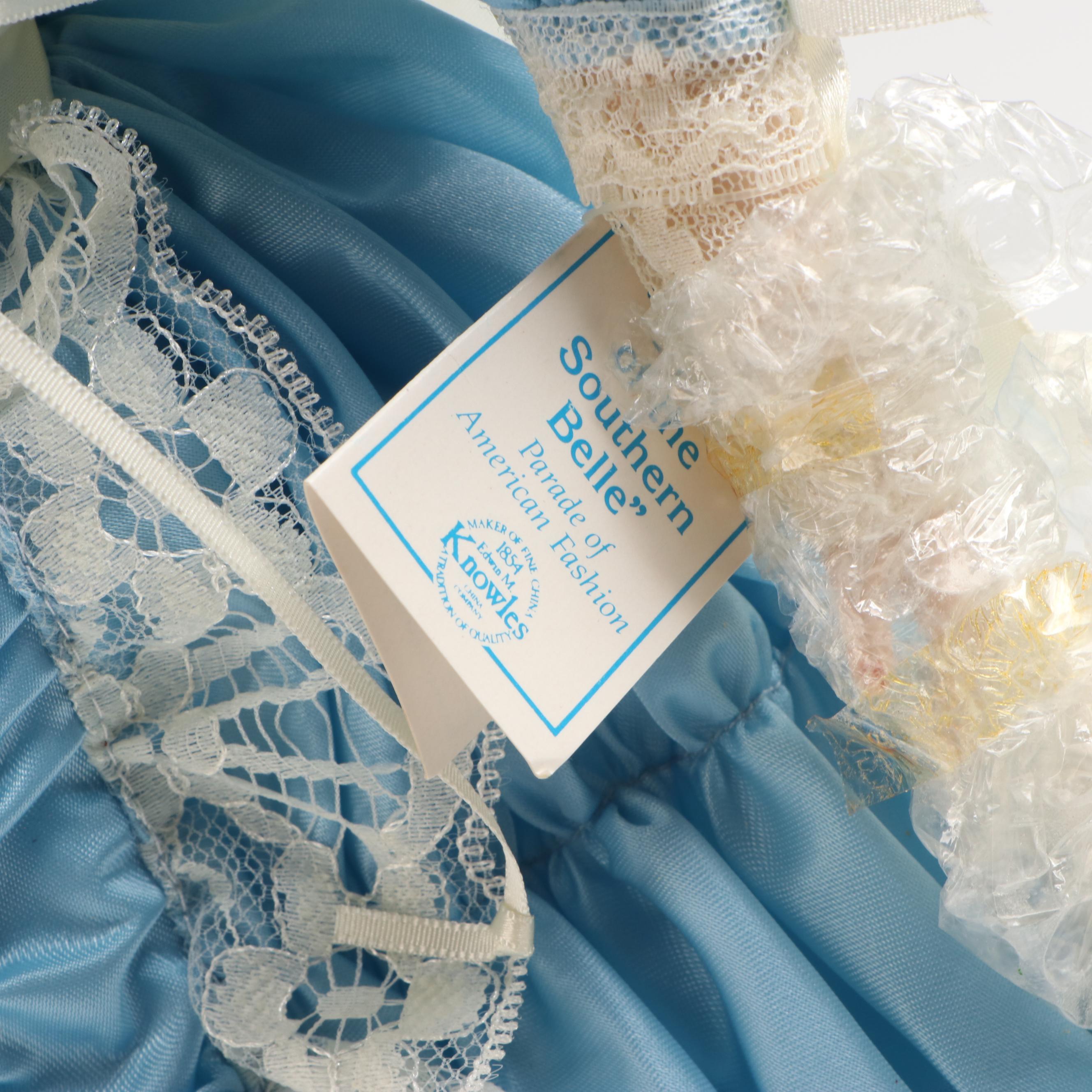 Edwin M. Knowles "Charm of the Southern Belle" and Other Porcelain Dolls