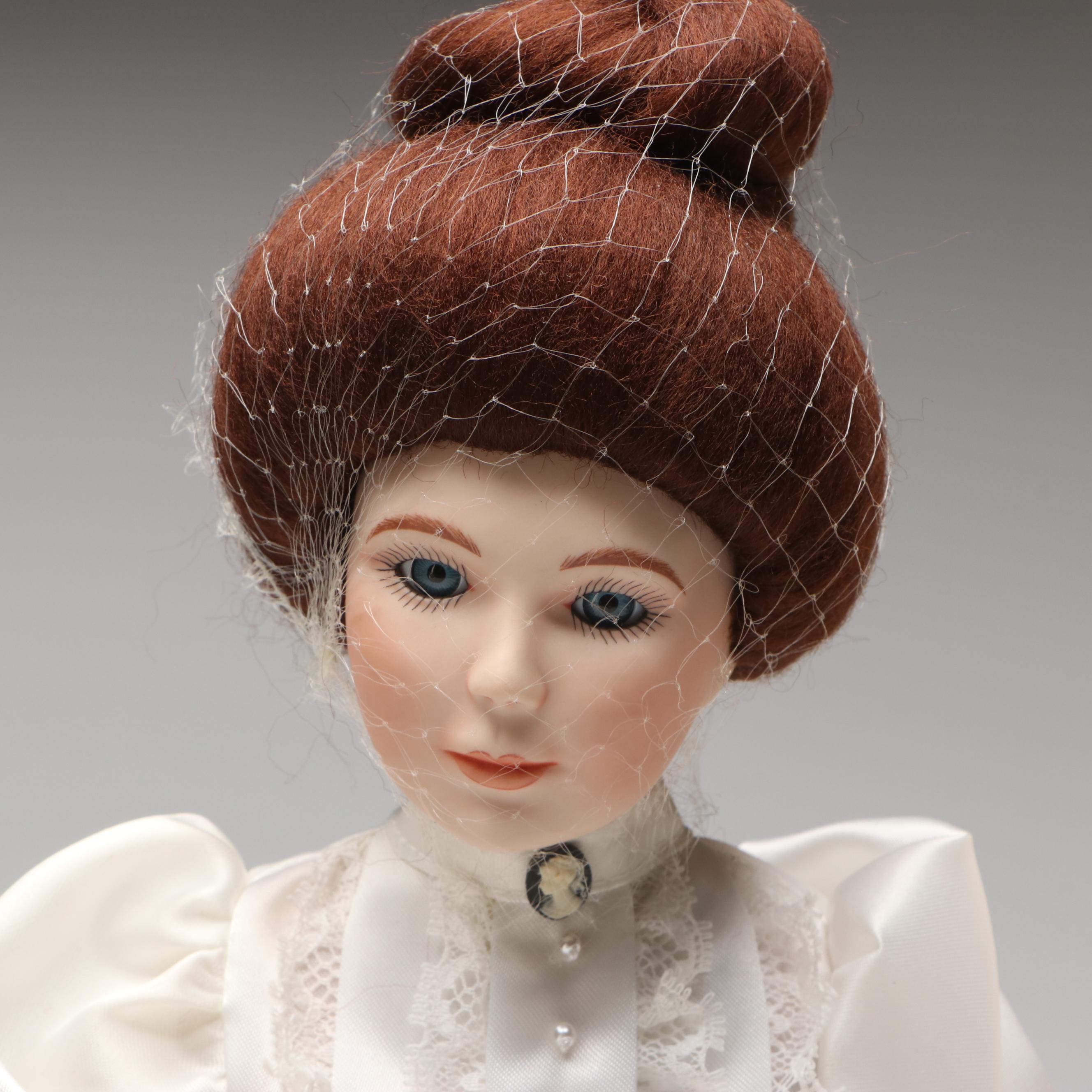 Edwin M. Knowles "Charm of the Southern Belle" and Other Porcelain Dolls