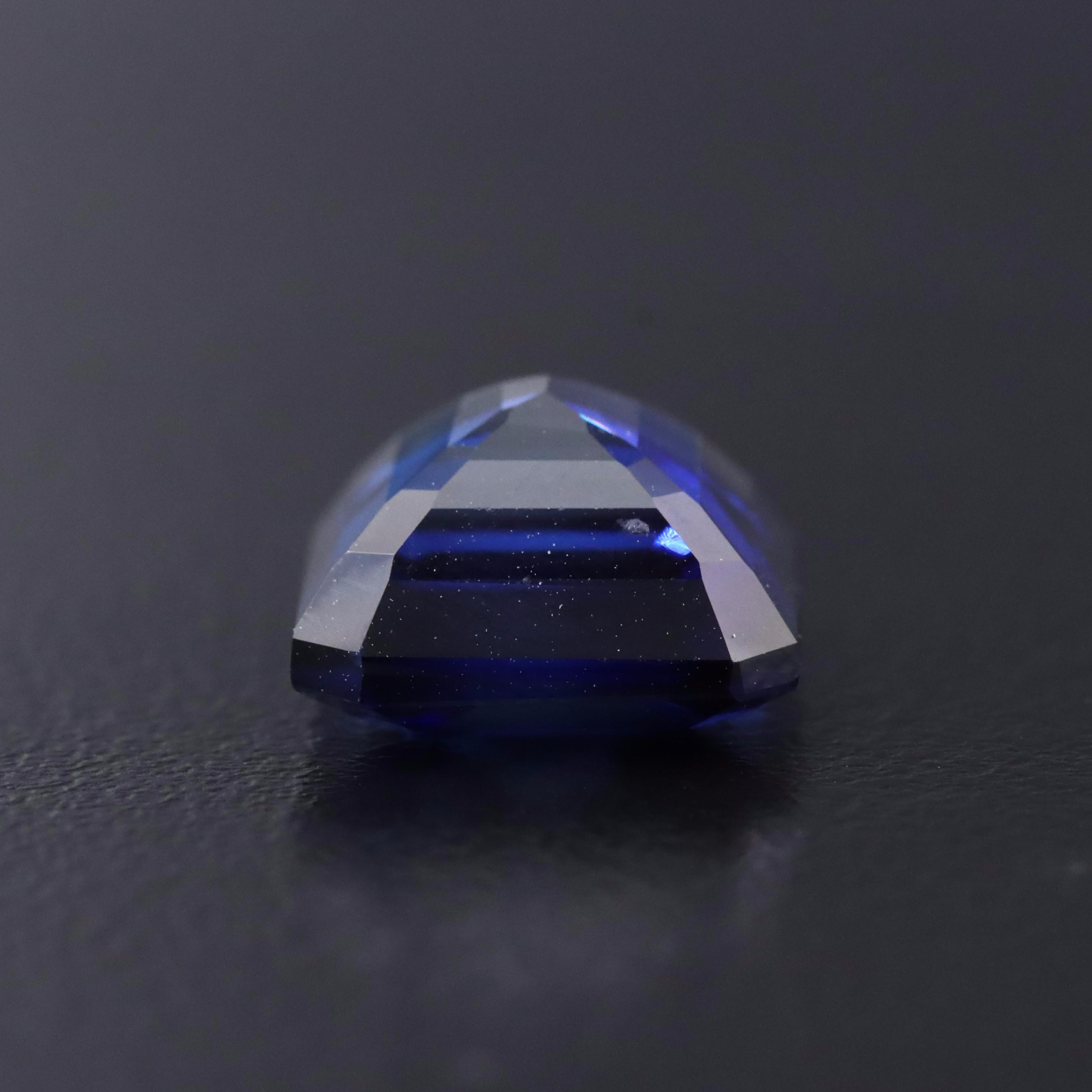 Loose 8.84 CT Lab Grown Sapphire