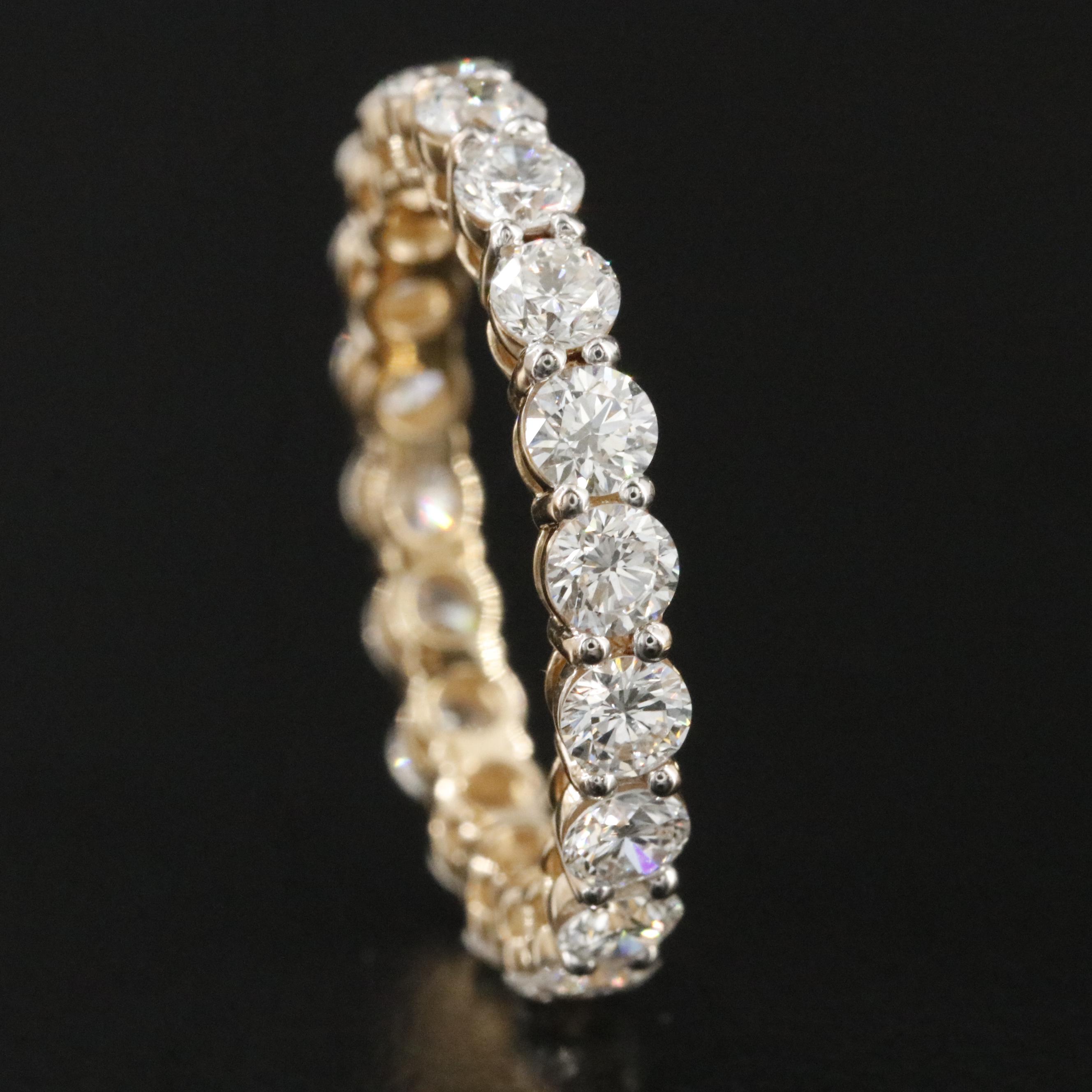 14K 2.62 CTW Lab Grown Diamond Eternity Band