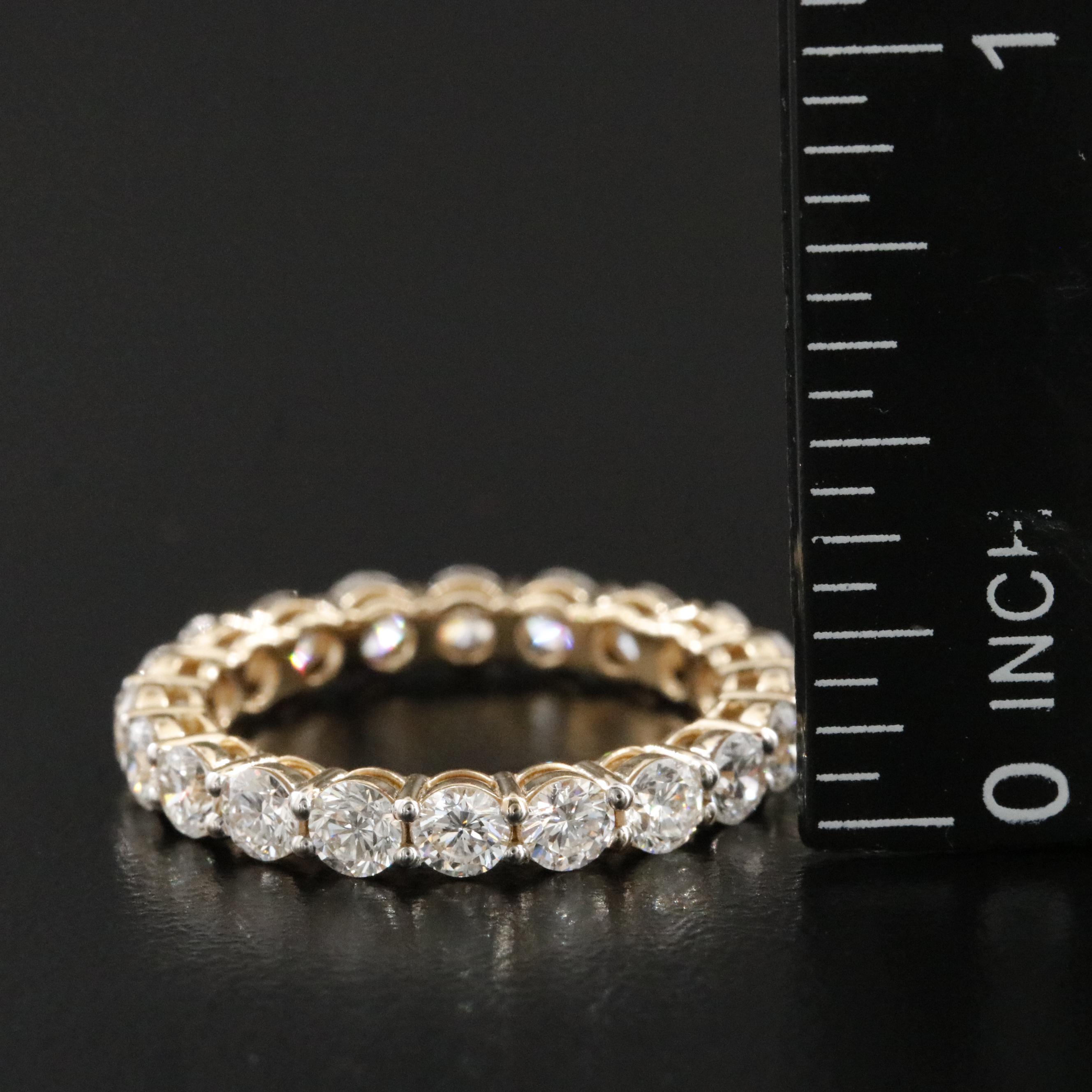14K 2.62 CTW Lab Grown Diamond Eternity Band