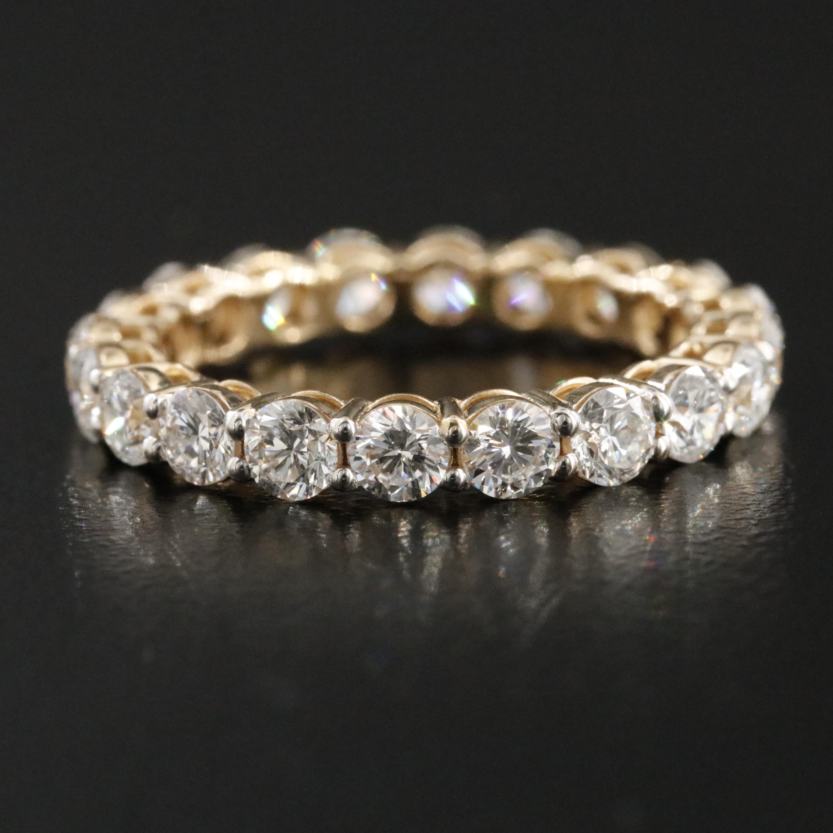 14K 2.62 CTW Lab Grown Diamond Eternity Band
