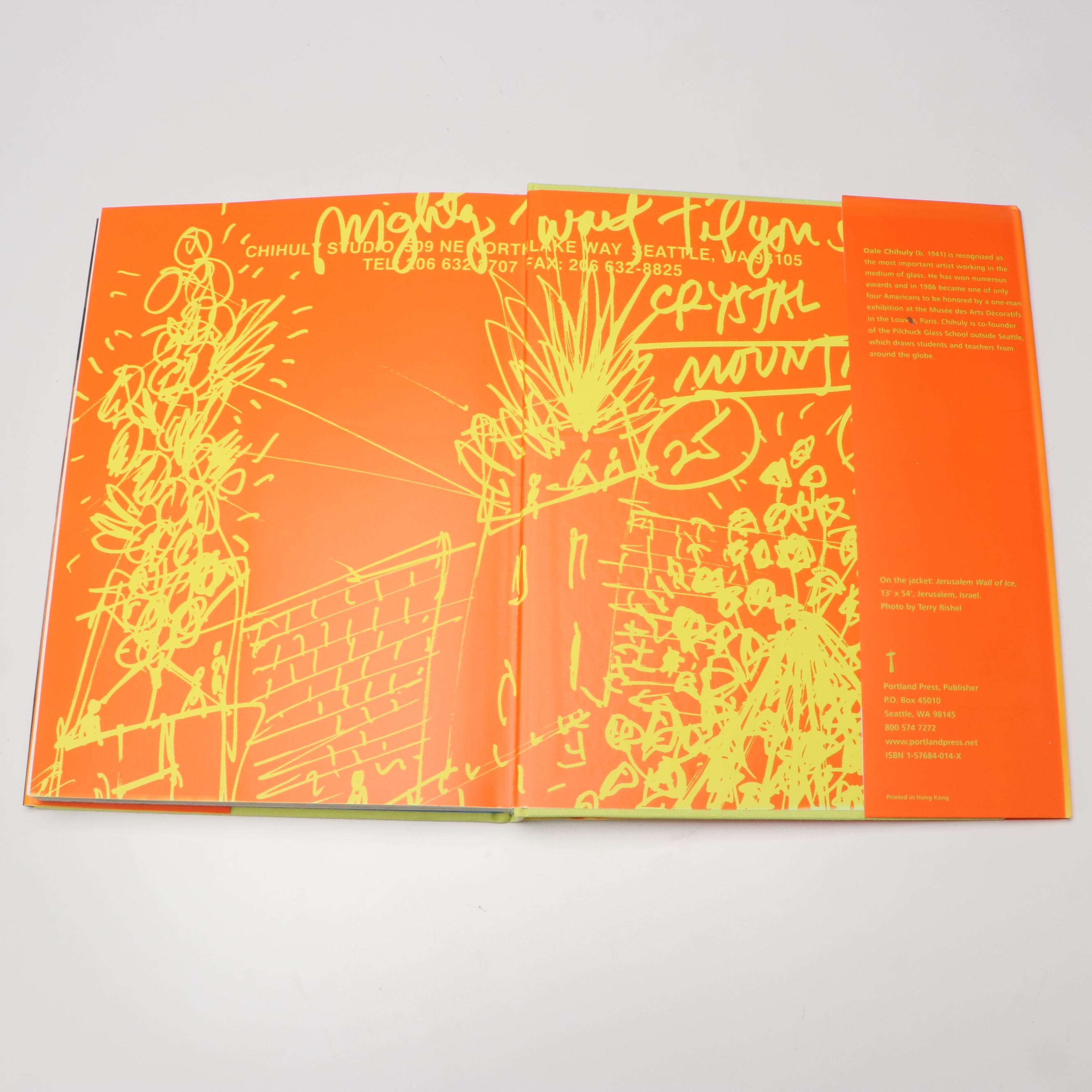 Limited First Edition "Chihuly Jerusalem 2000" by Dale Chihuly, 2000