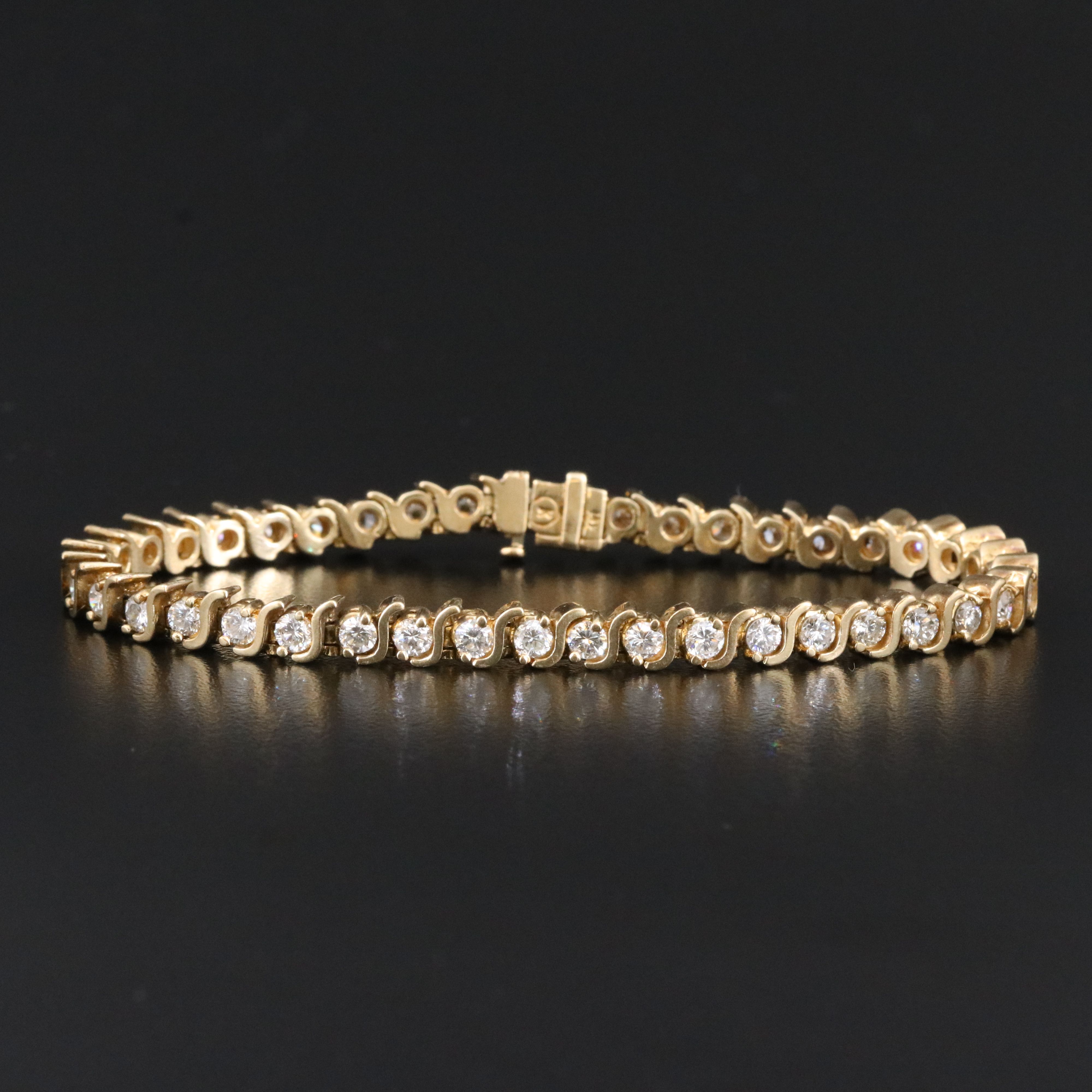 14K 3.78 CTW Diamond Bracelet