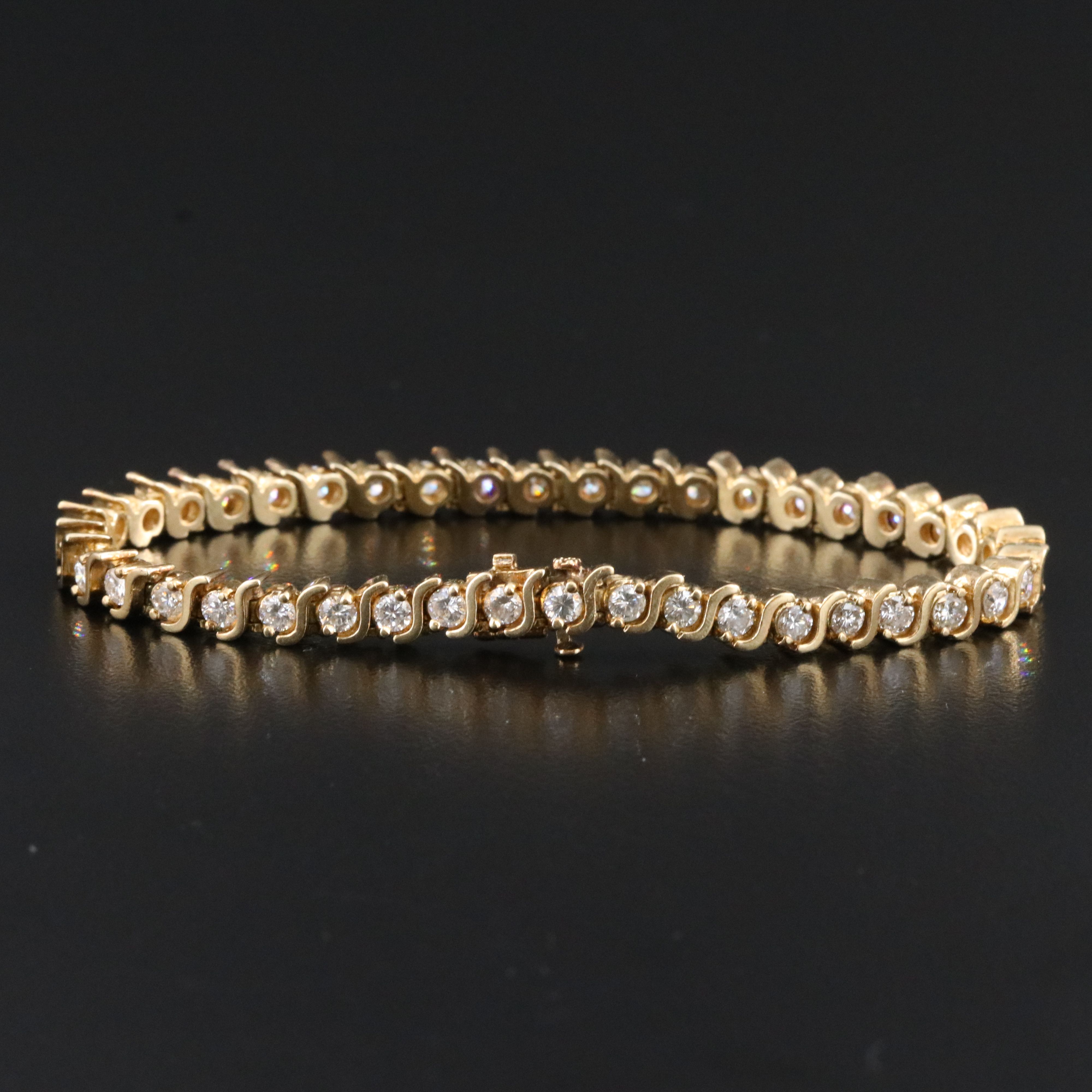 14K 3.78 CTW Diamond Bracelet