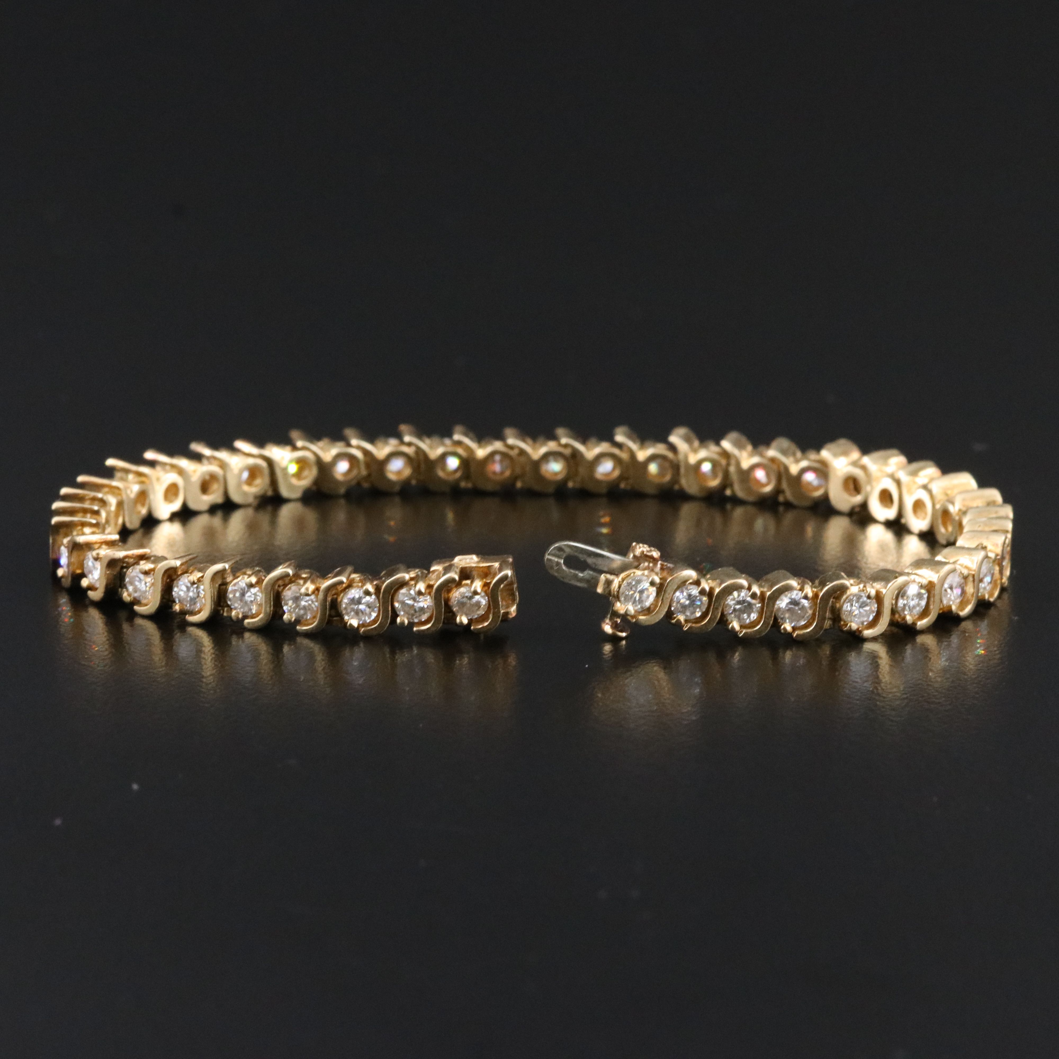 14K 3.78 CTW Diamond Bracelet
