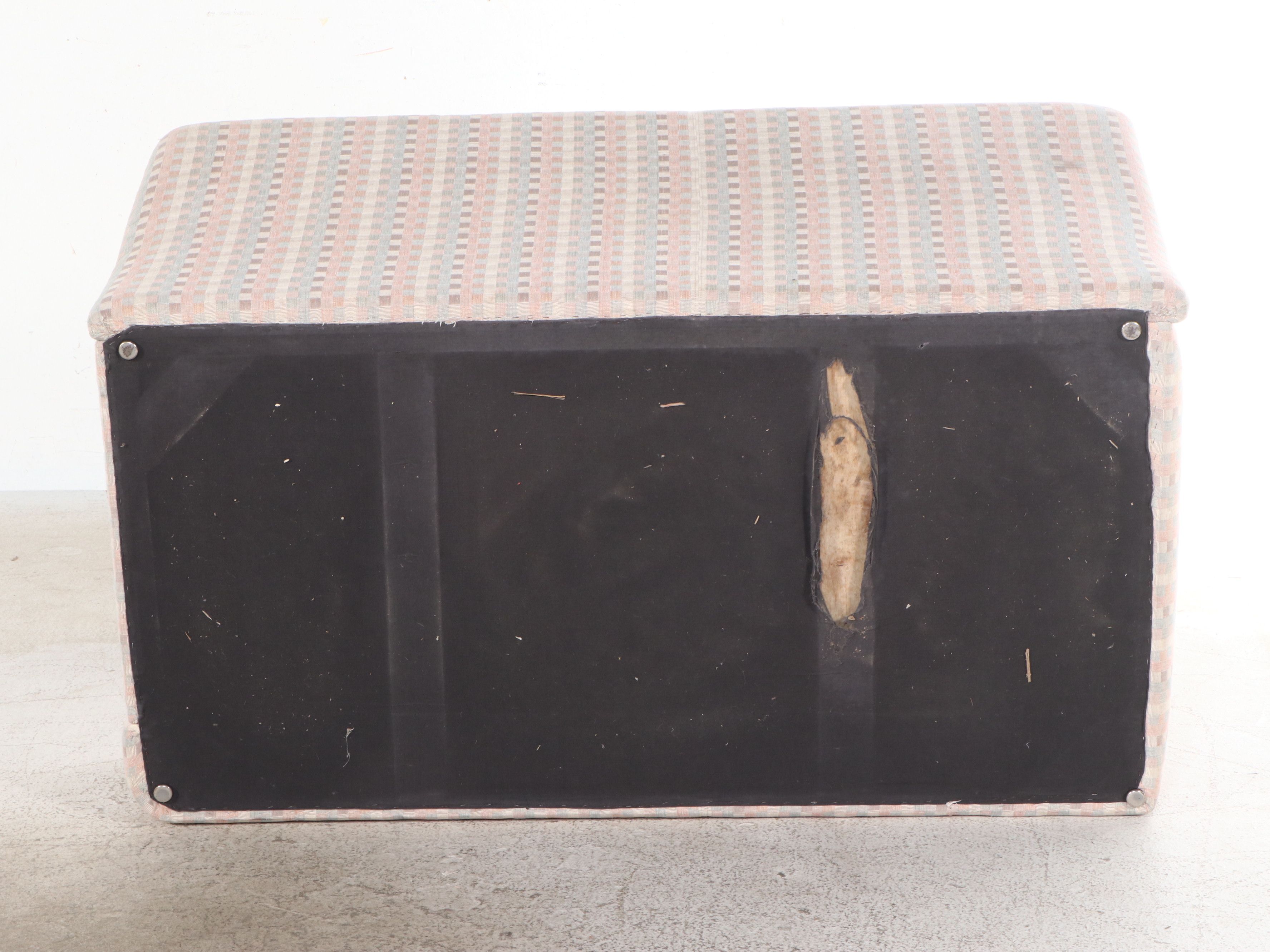 Swaim Originals Overstuffed Upholstered Sectional Sofa with Ottoman