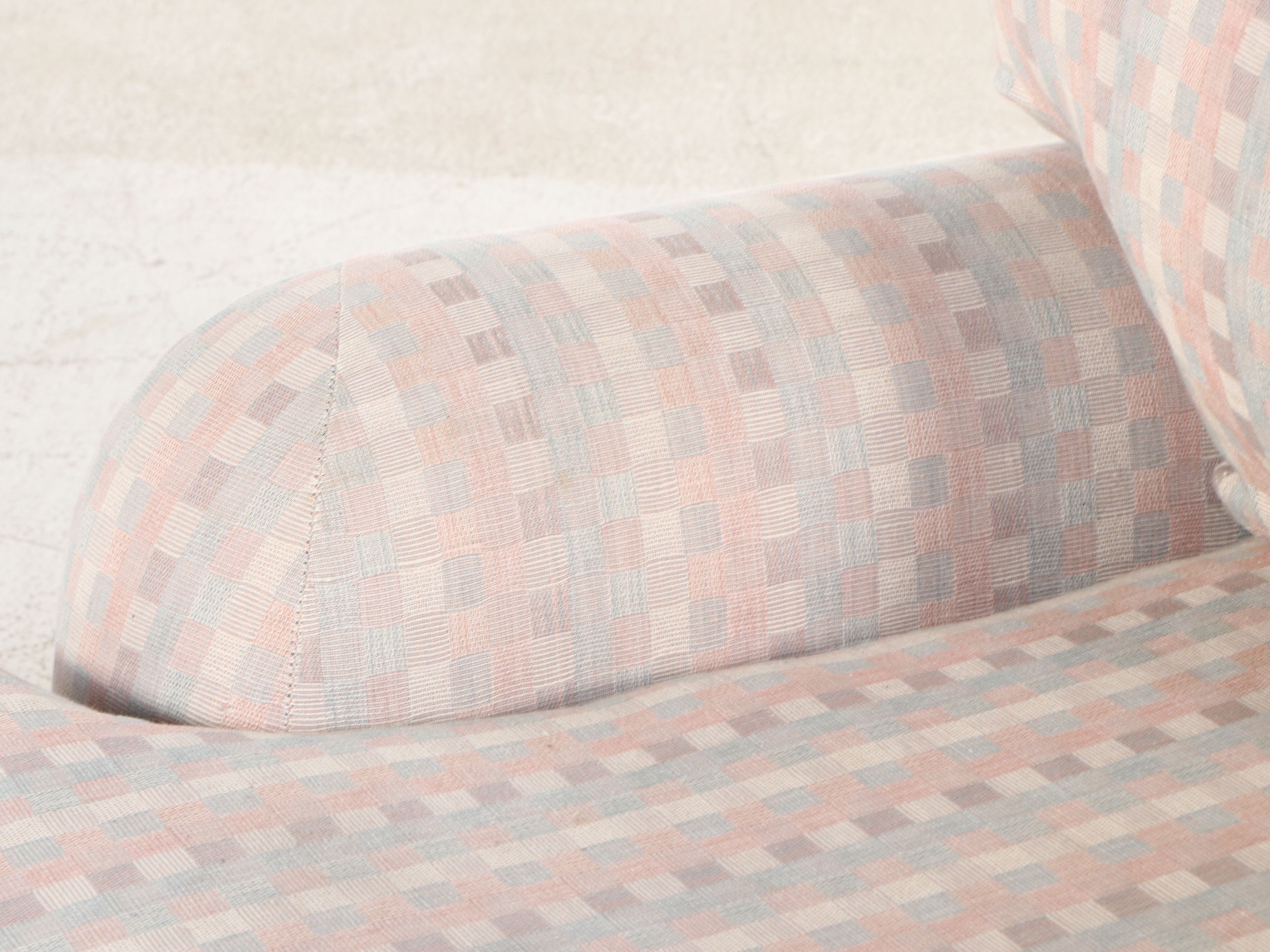 Swaim Originals Overstuffed Upholstered Sectional Sofa with Ottoman