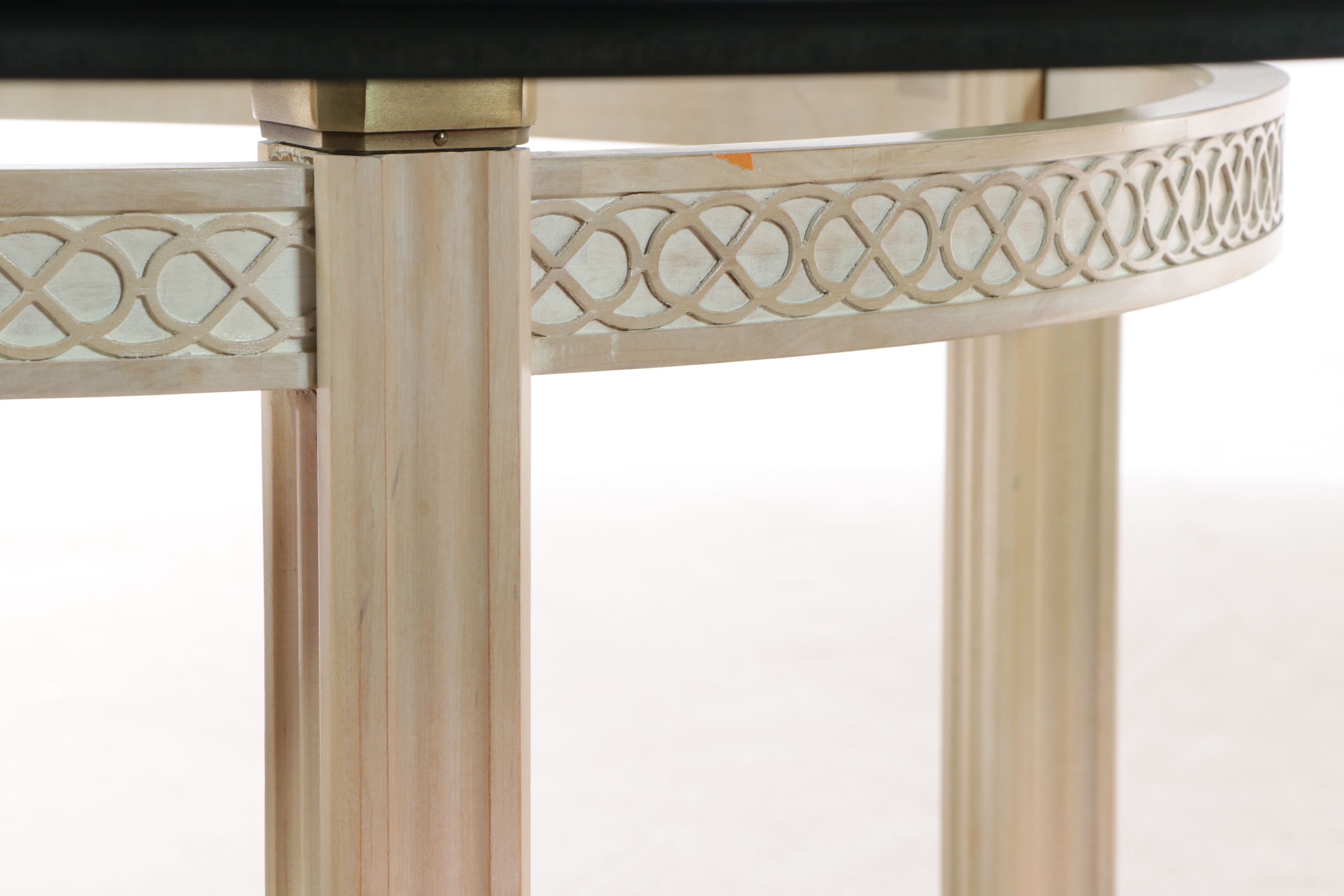 Seven-Piece Century Furniture Hepplewhite Style Bleached Oak Dining Set